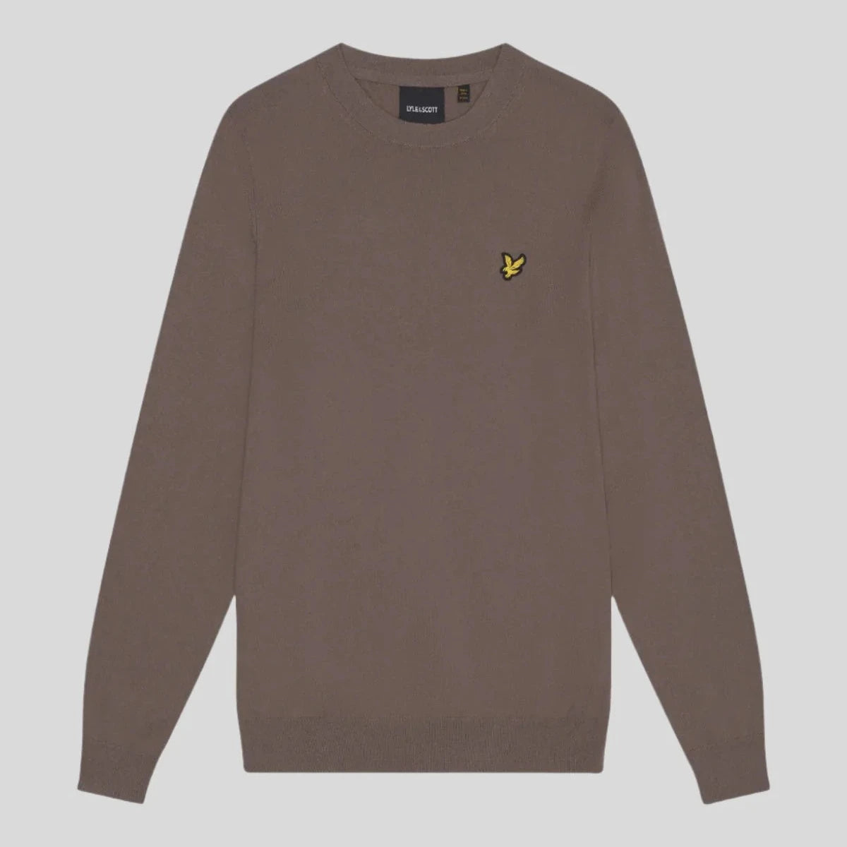 Cotton Merino Crew Neck Jumper Lyle & Scott - Heritage Taupe