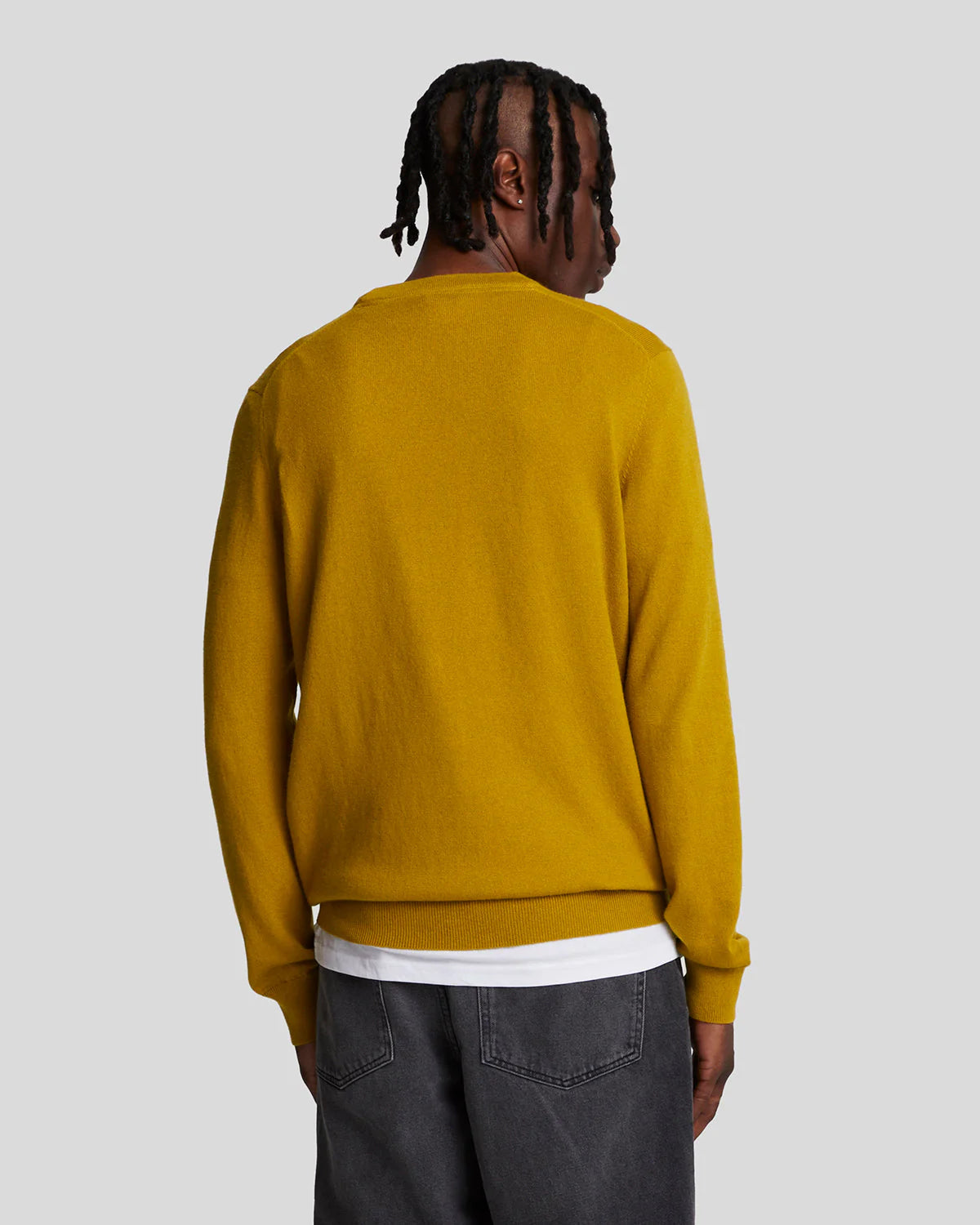 Cotton Merino Crew Neck Jumper Lyle & Scott - Ellaness Gold