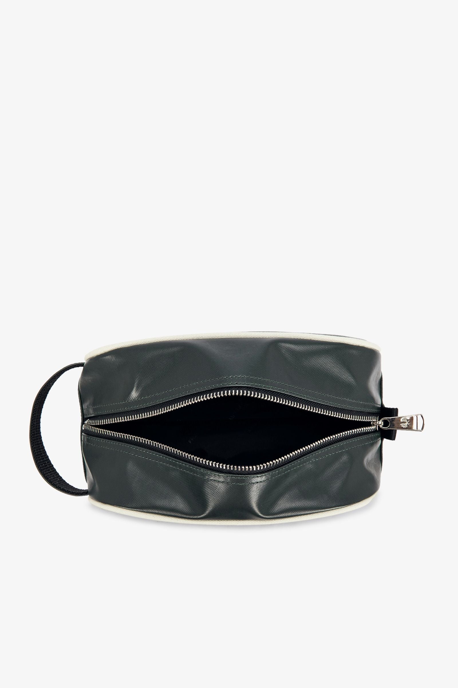 FP Coated Polyester Wash Bag Fred Perry - Night Green / Ecru