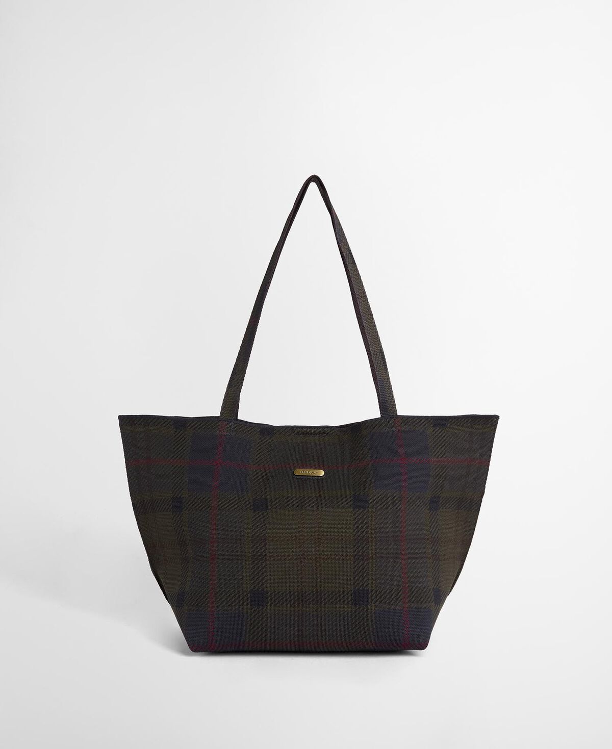 Barbour – Layla Tartan Large Tote Bag – Shadow Classic Tartan