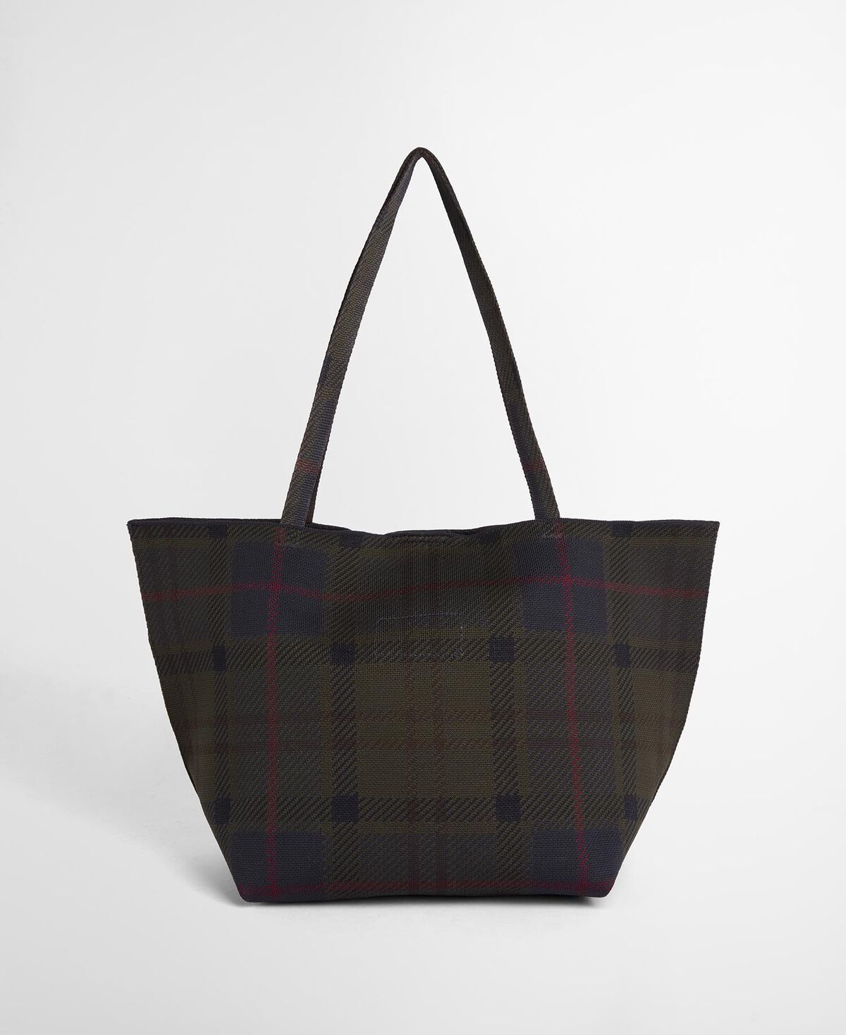 Barbour – Layla Tartan Large Tote Bag – Shadow Classic Tartan