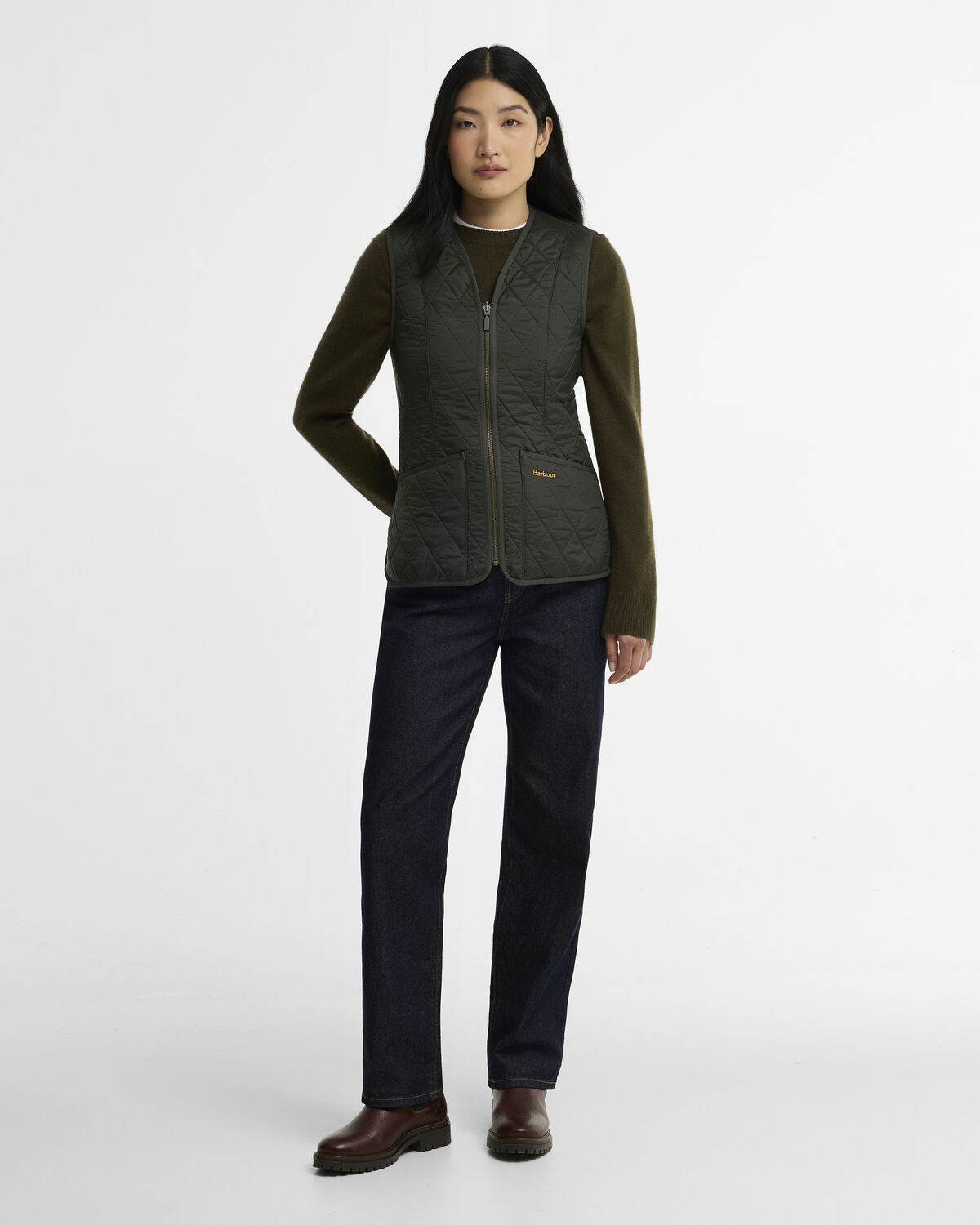 Barbour – Fleece Betty Liner (Donna) – Dark Olive