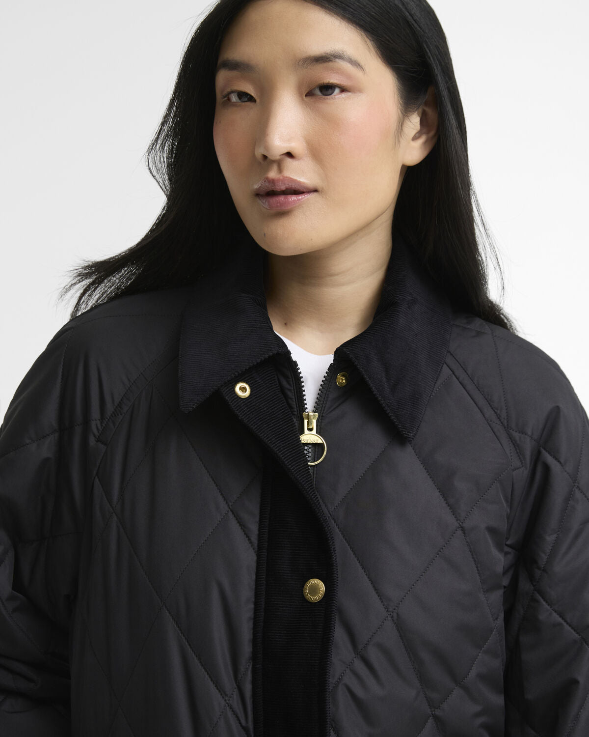 Barbour – Kilnwick Quilted Jacket (Donna) – Black/Ancient