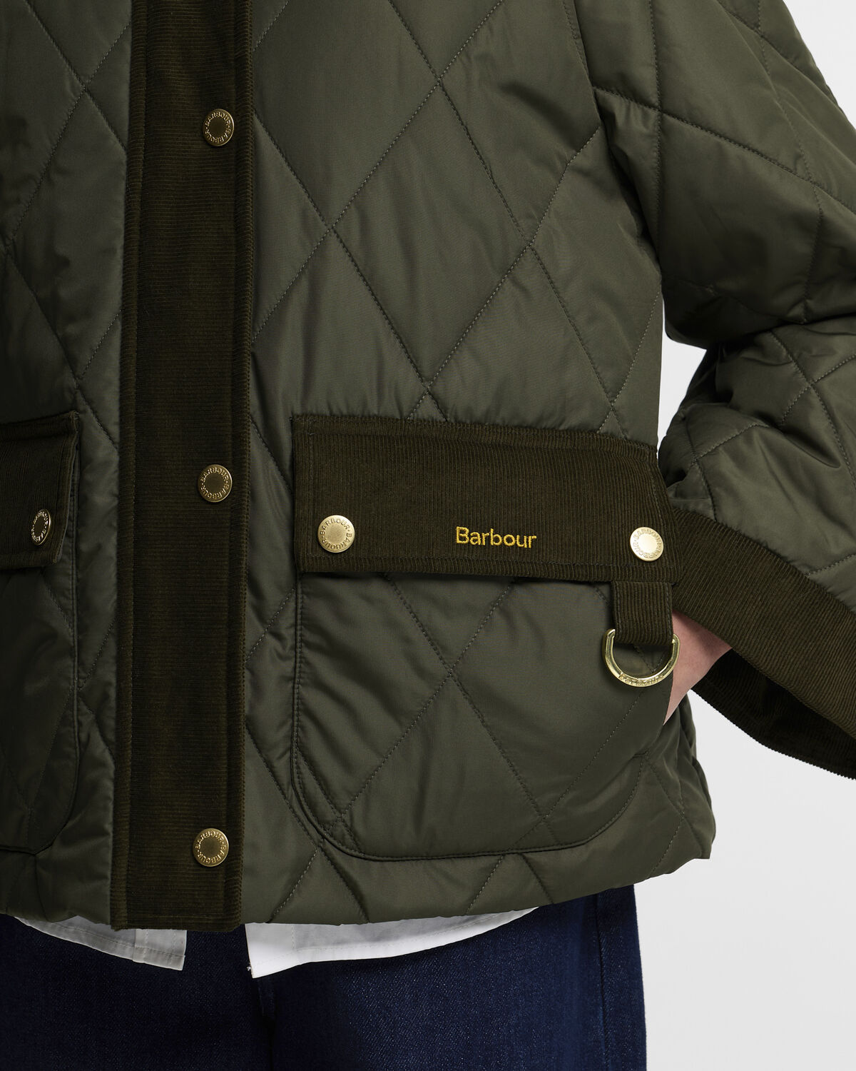 Barbour – Kilnwick Quilted Jacket (Donna) – Olive/Shadow Classic