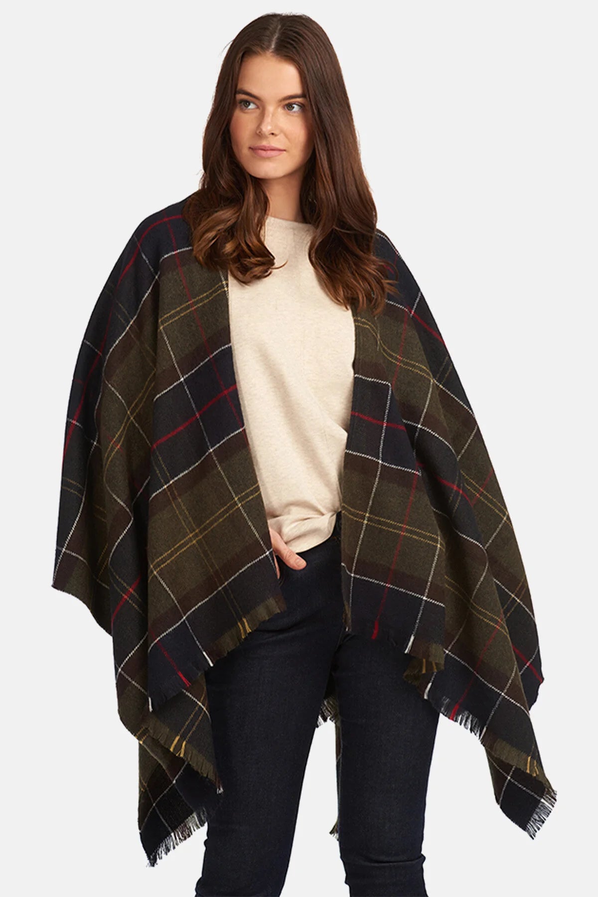 Staffin Tartan Serape Scarf AW25 Barbour - Classic Tartan