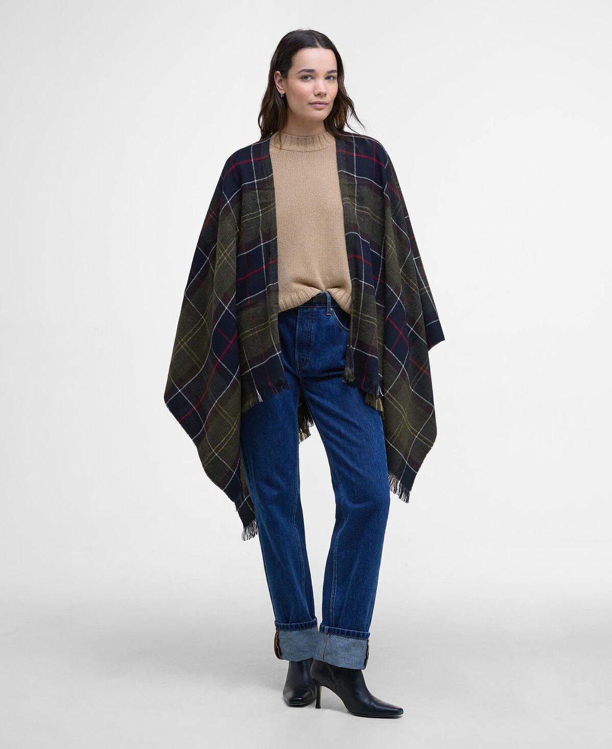 Barbour – Staffin Tartan Serape Scarf – Classic Tartan