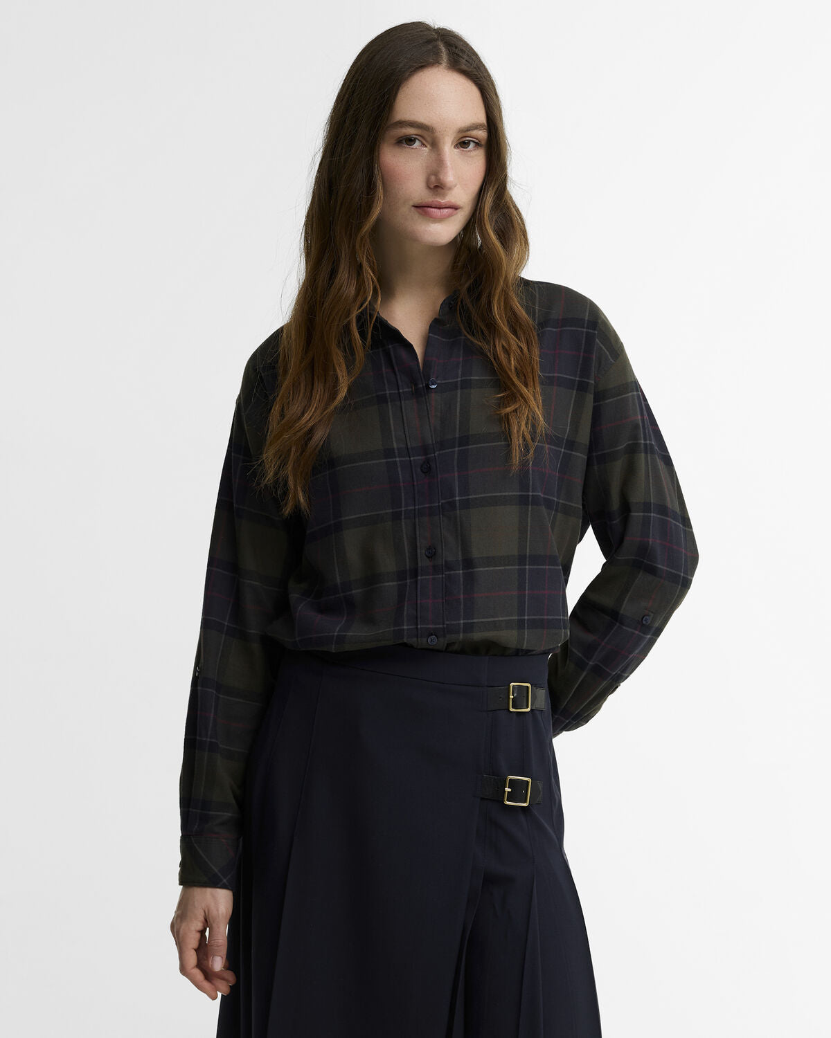 Barbour – Elishaw Shirt (Donna) – Shadow Classic Tartan