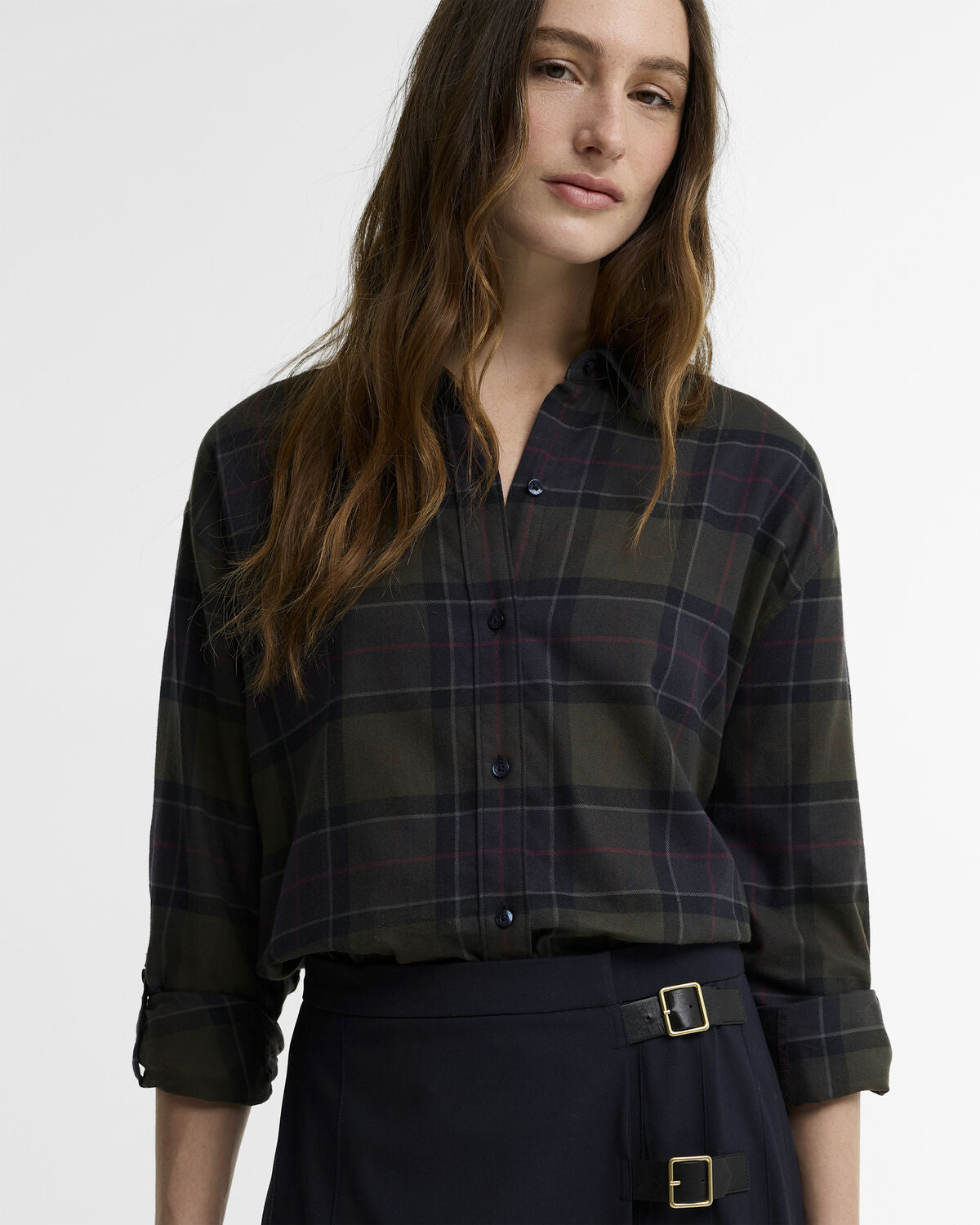 Barbour – Elishaw Shirt (Donna) – Shadow Classic Tartan