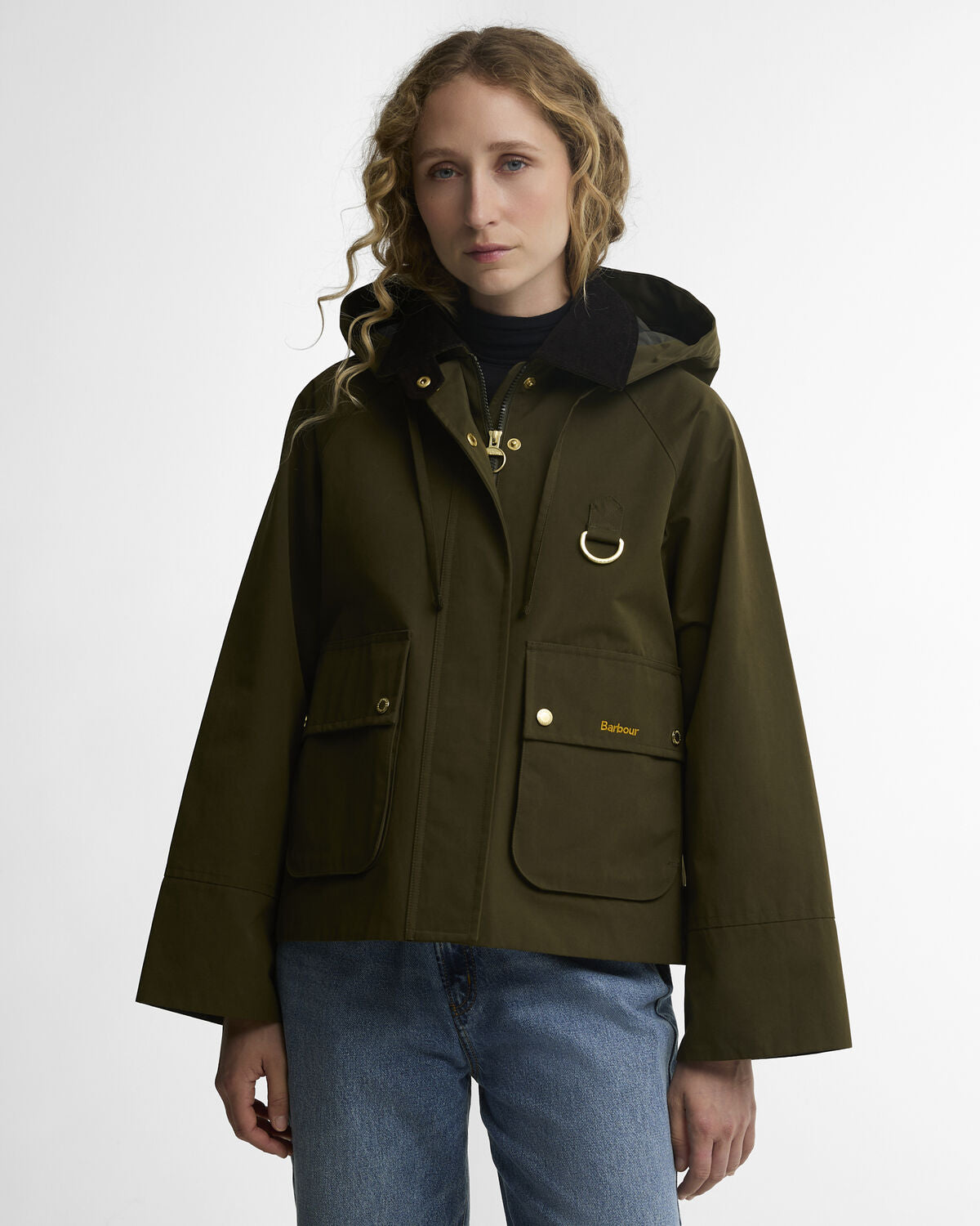 Barbour – Terrington Showerproof Jacket (Donna) – Olive/Shadow Classic