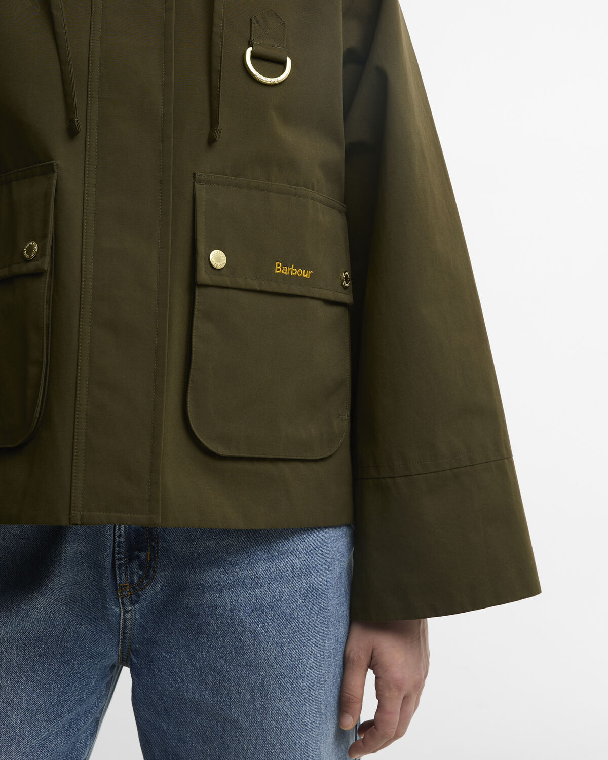 Barbour – Terrington Showerproof Jacket (Donna) – Olive/Shadow Classic