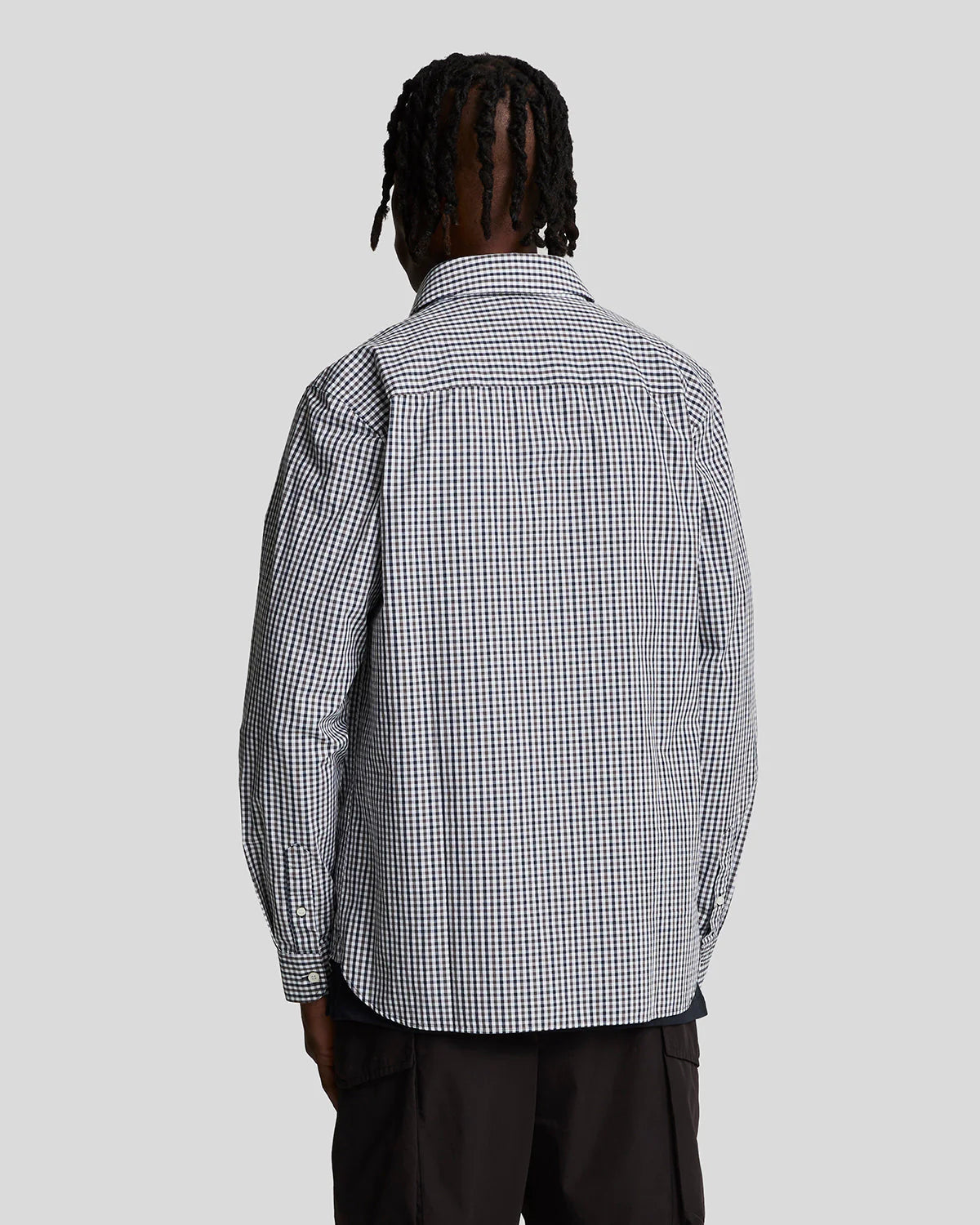 Checked Gingham Shirt Lyle & Scott - White / Dark Navy