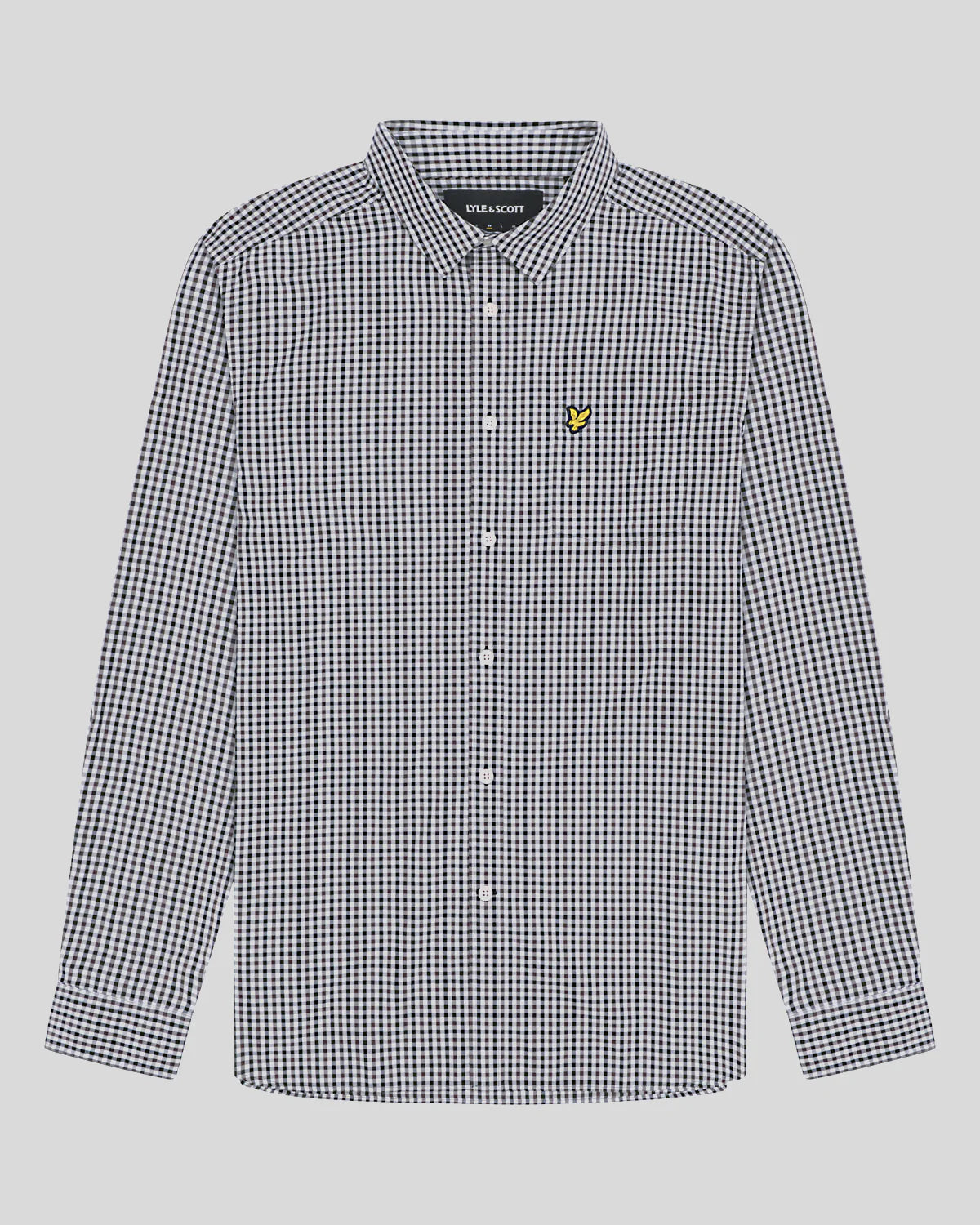 Checked Gingham Shirt Lyle & Scott - White / Dark Navy