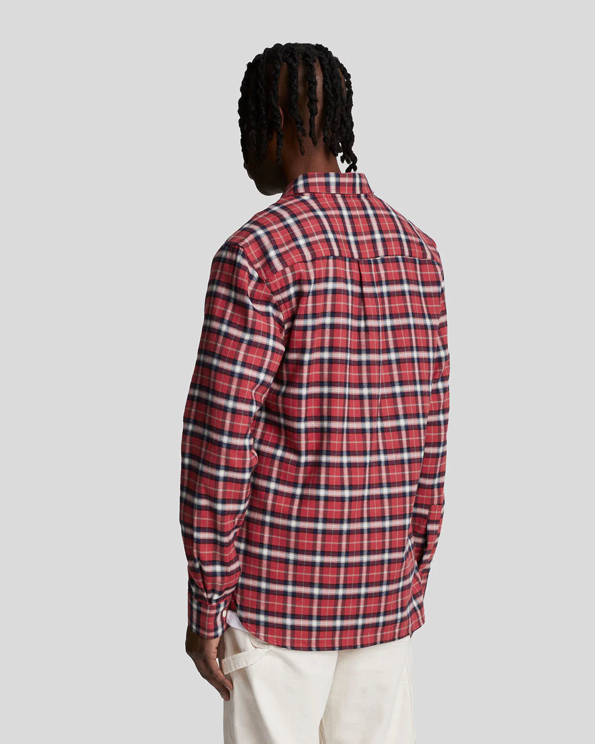 Check Flannel Shirt Lyle & Scott - Borders Red