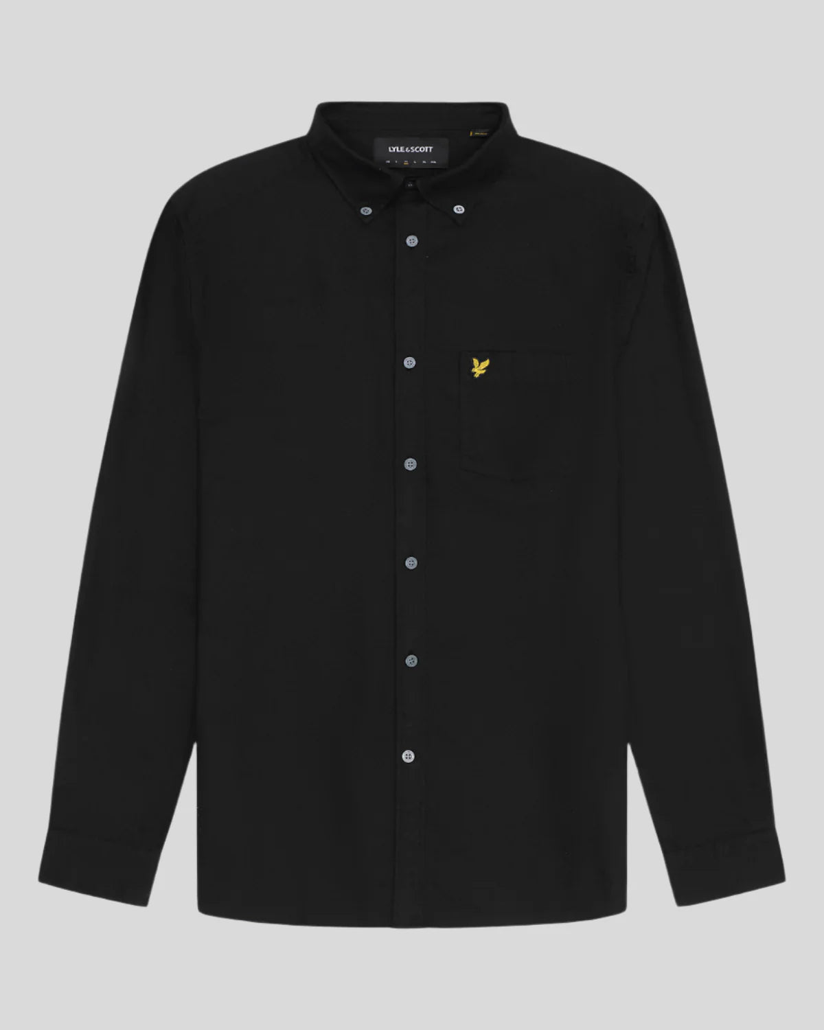 Plain Oxford Shirt Lyle & Scott AW25 - Jet Black