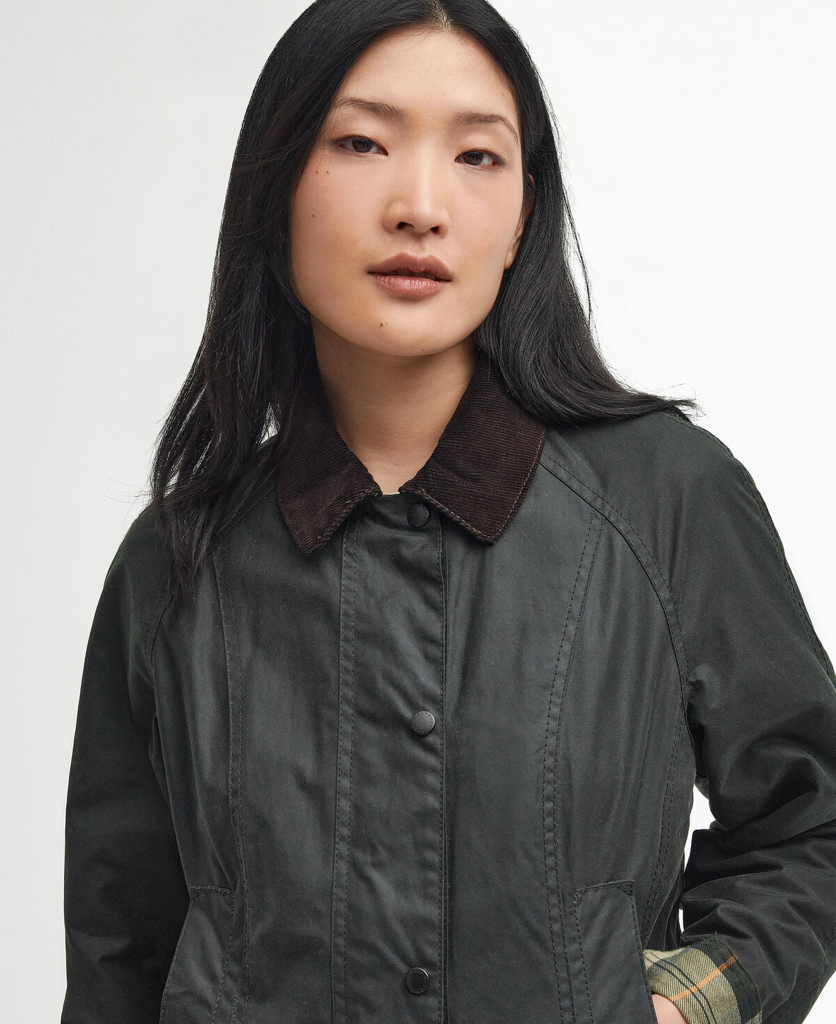 Barbour – Beadnell Wax Jacket (Donna) – Sage