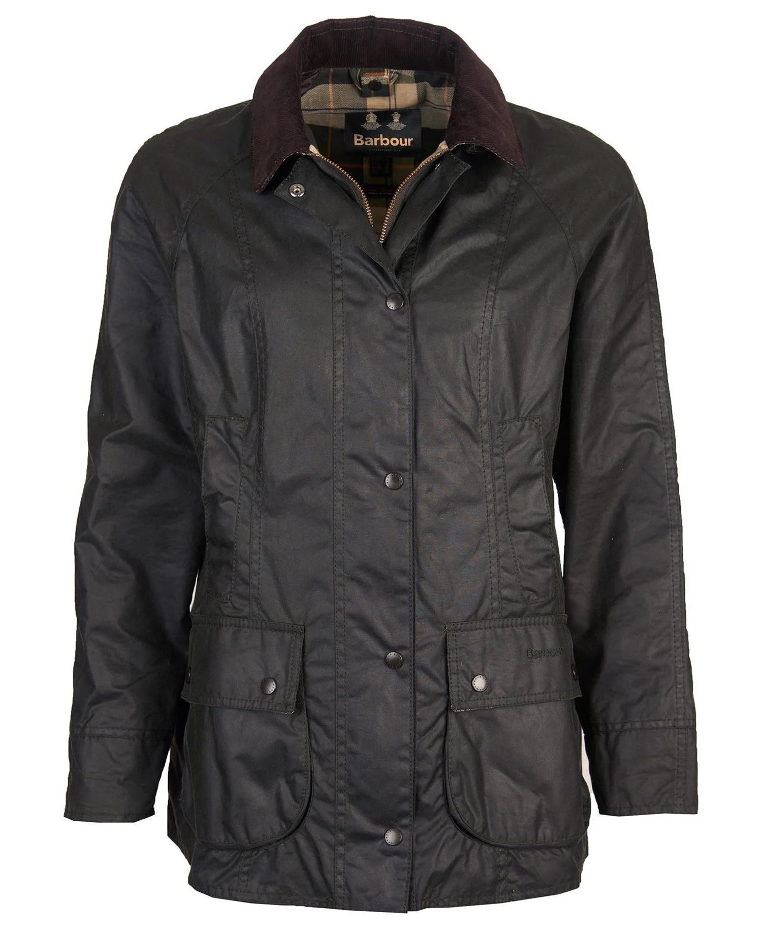 Beadnell Wax Jacket FW24 Wax Coat Barbour - Sage