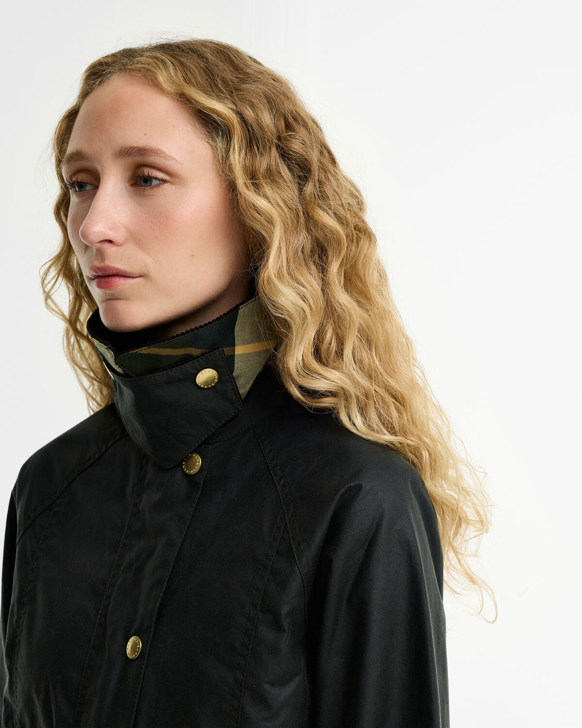 Barbour – Cropped Beadnell Wax Jacket (Donna) – Sage/Ancient
