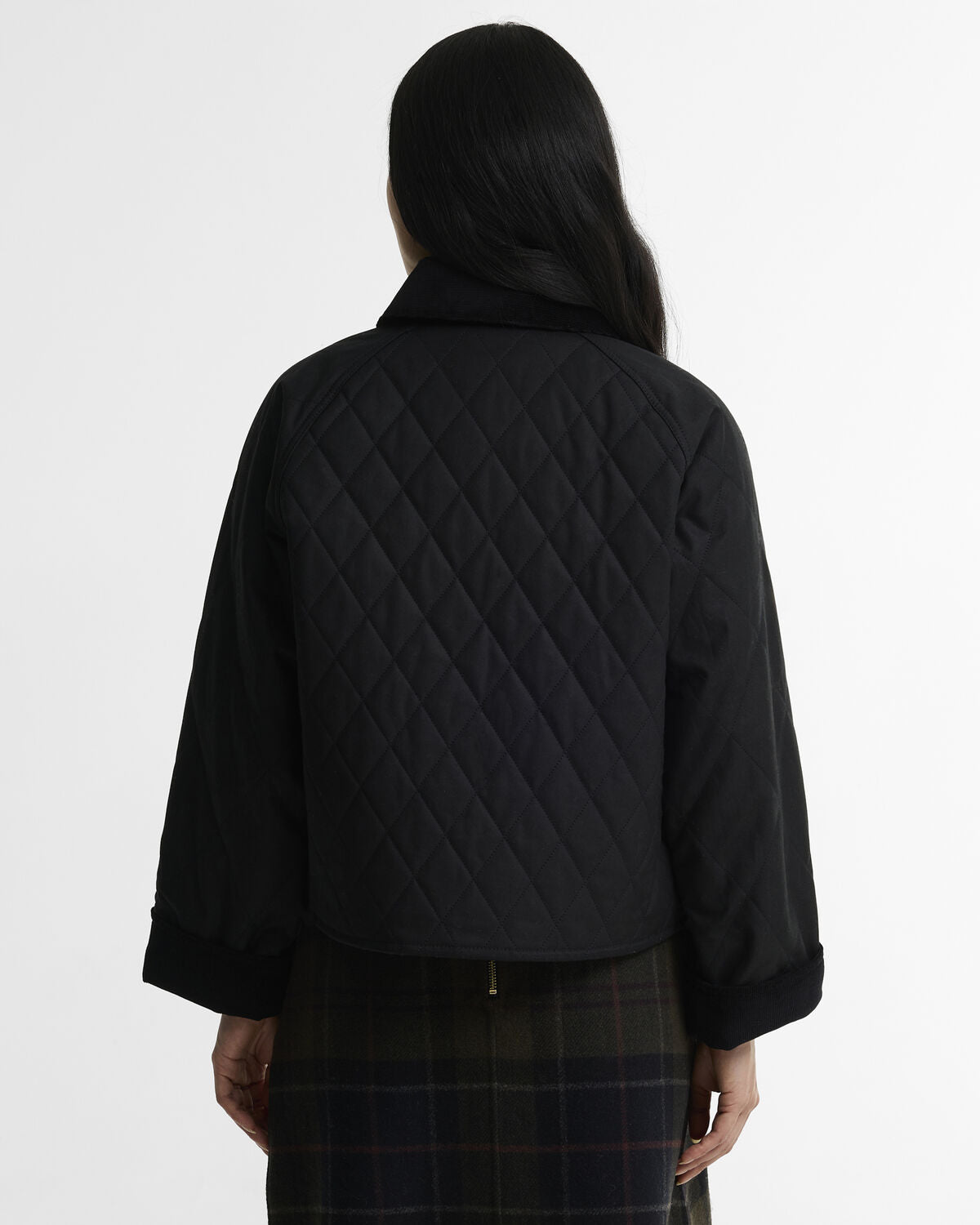 Barbour – Icons Quilted Spey Wax Jacket (Donna) – Black/Classic