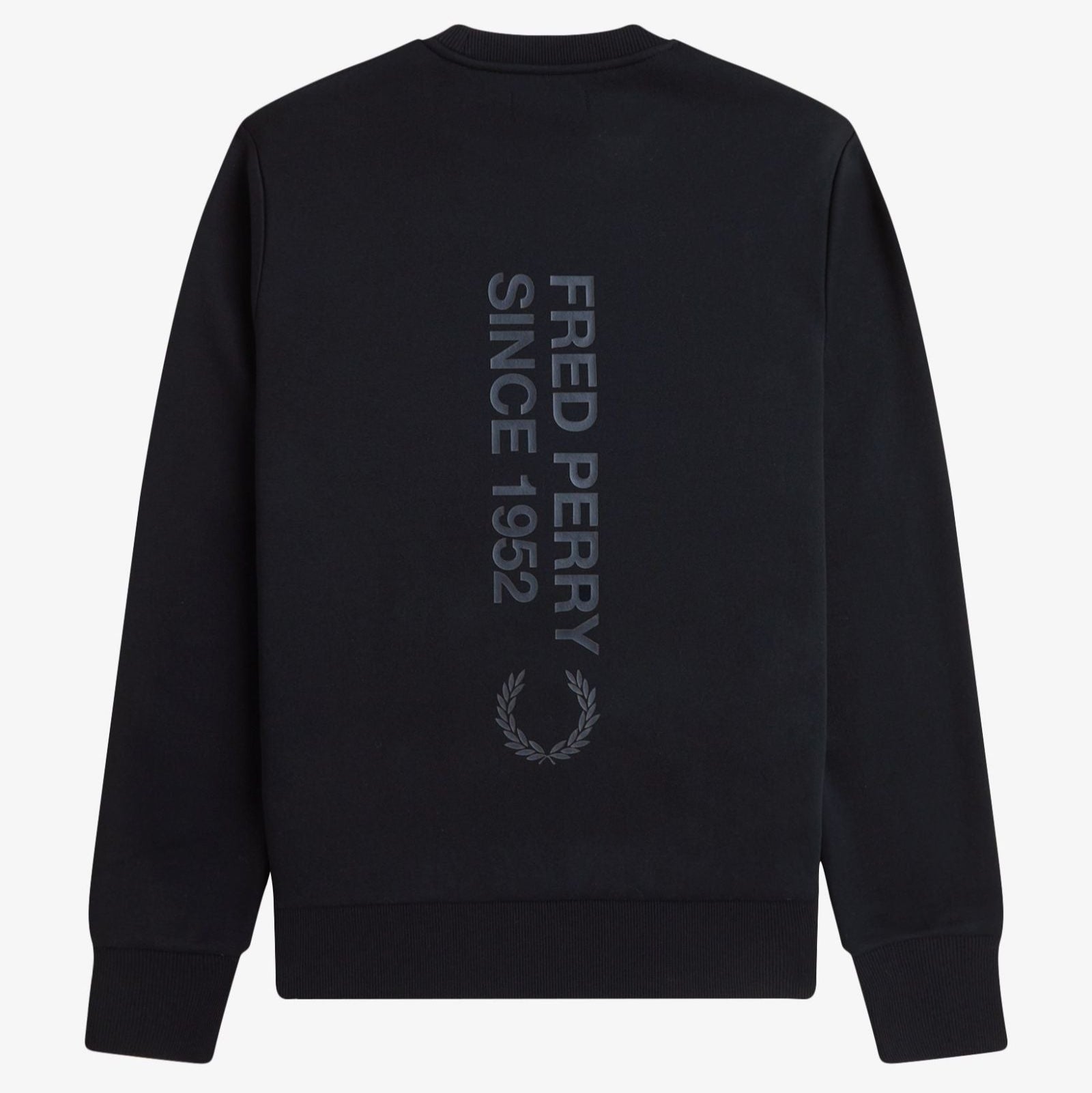 Bold Branding Crewneck Sweat Fred Perry AW25 - Black