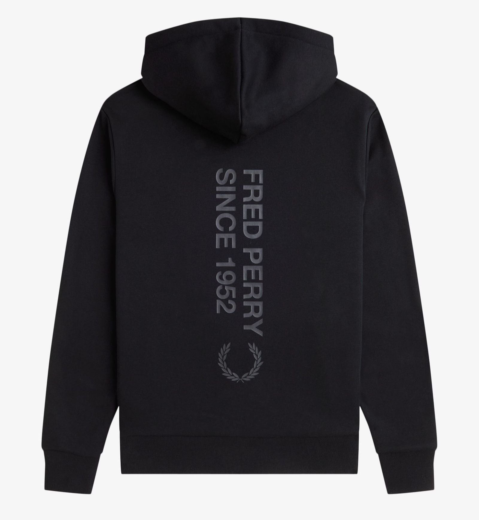 Bold Branding Hooded Sweatshirt Fred Perry AW25 - Black