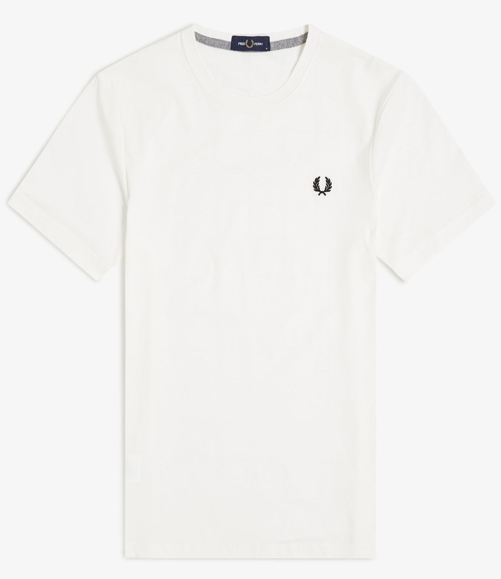 Crew Neck T-Shirt Fred Perry AW25 - Snow White