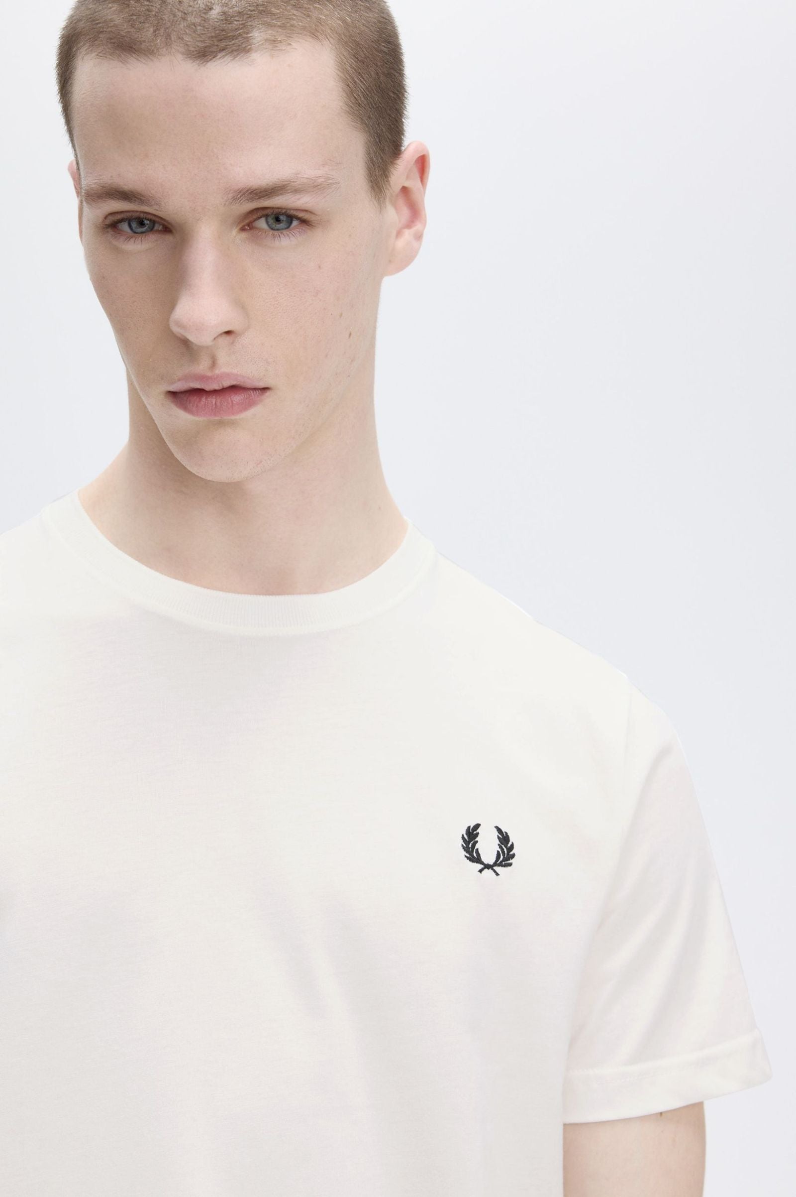 FP Crew Neck T-Shirt Fred Perry - Snow White