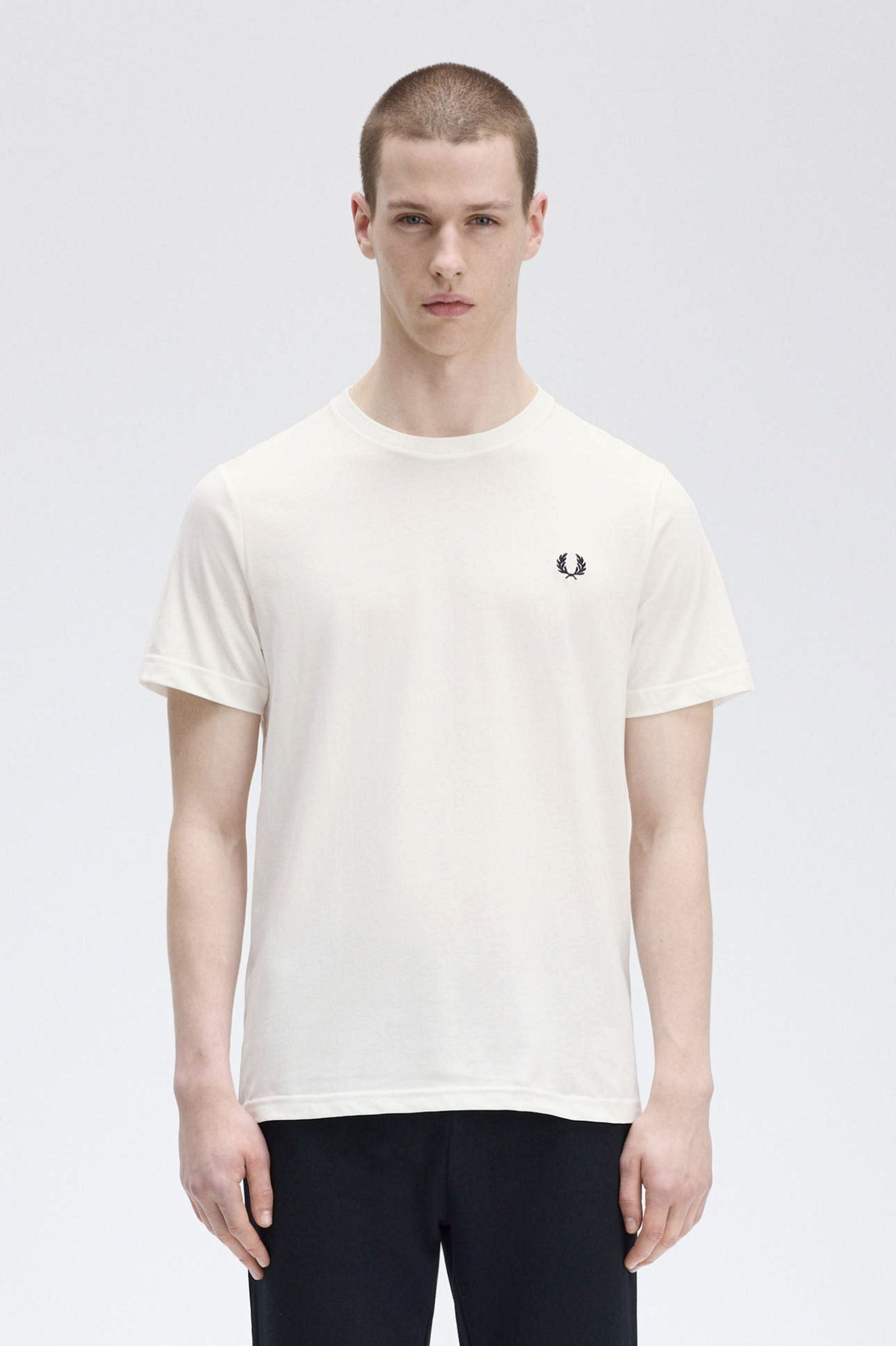 FP Crew Neck T-Shirt Fred Perry - Snow White