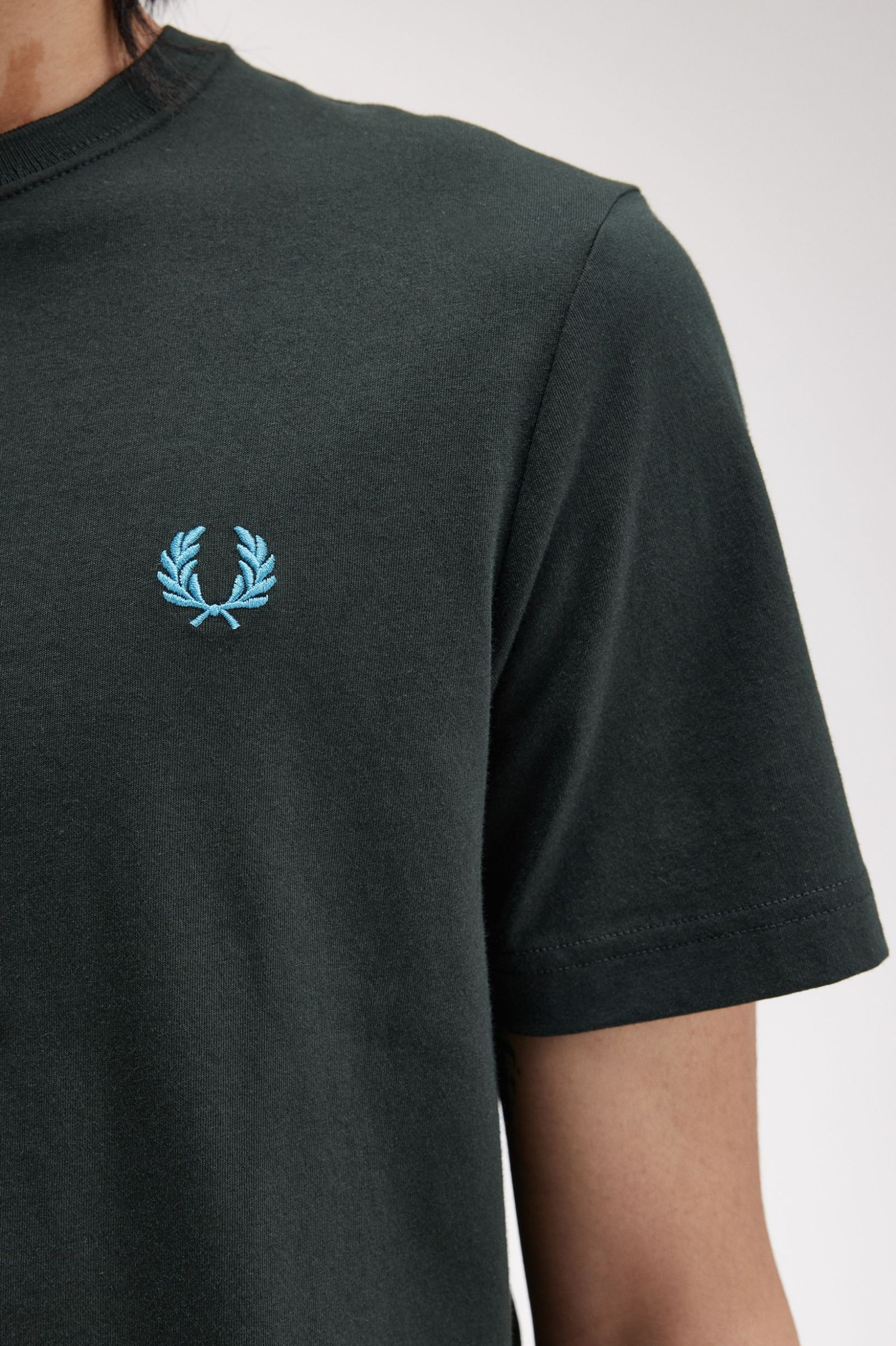 FP Crew Neck T-Shirt Fred Perry - Nightgreen / Ocean