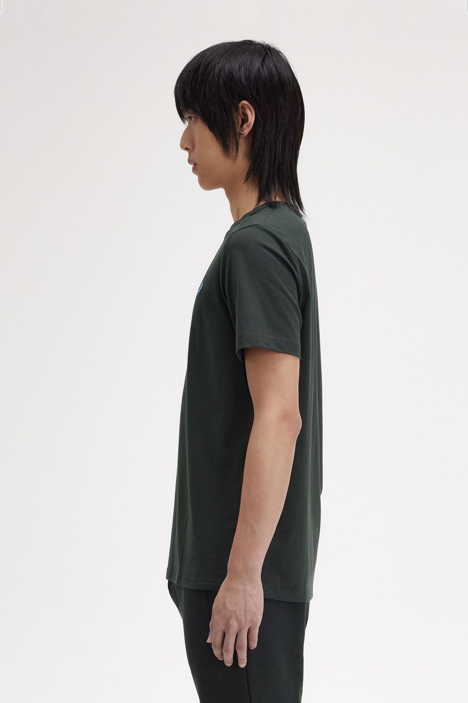 FP Crew Neck T-Shirt Fred Perry - Nightgreen / Ocean