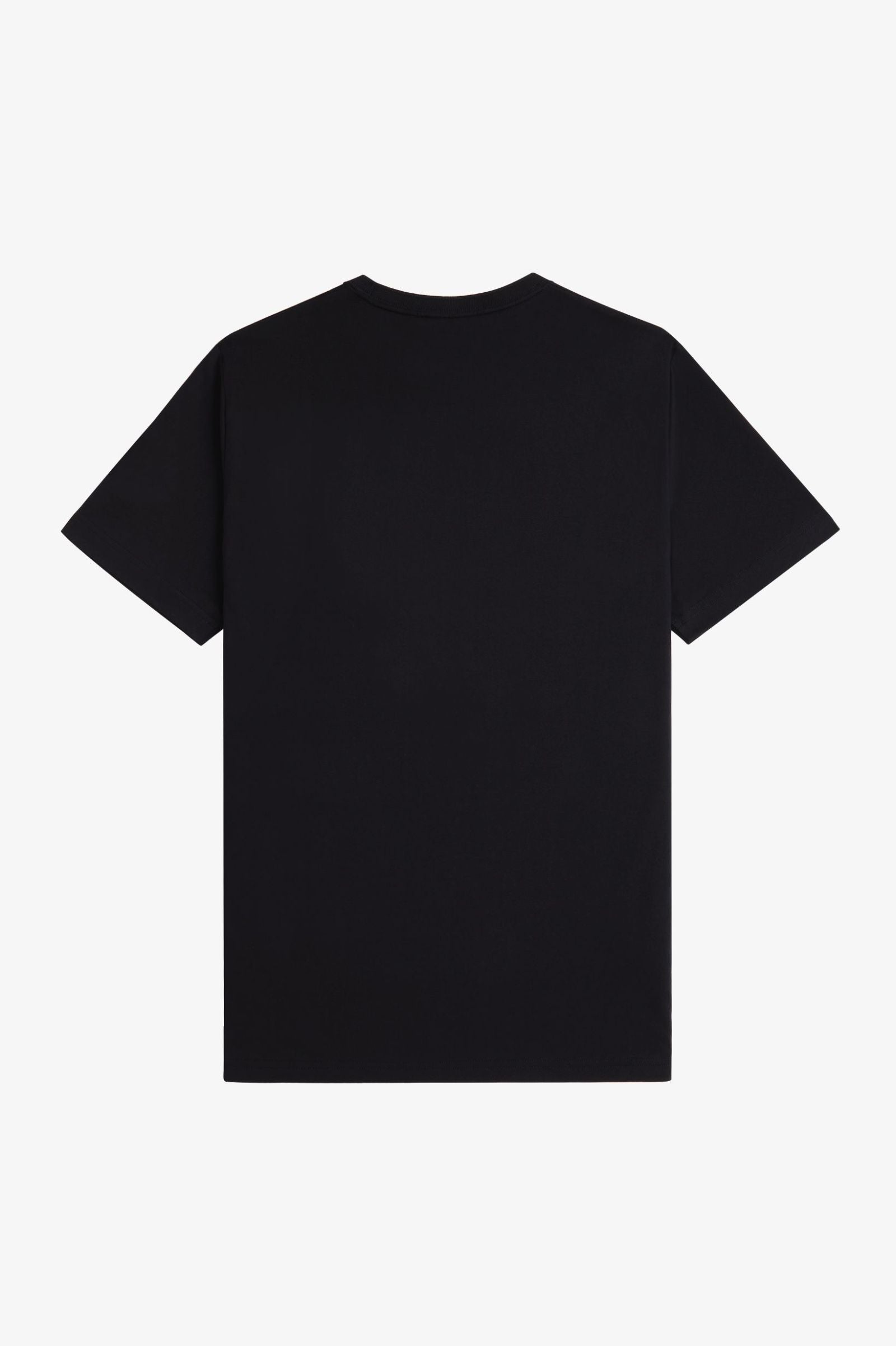 FP Crew Neck T-Shirt Fred Perry - Black / Whisky Brown