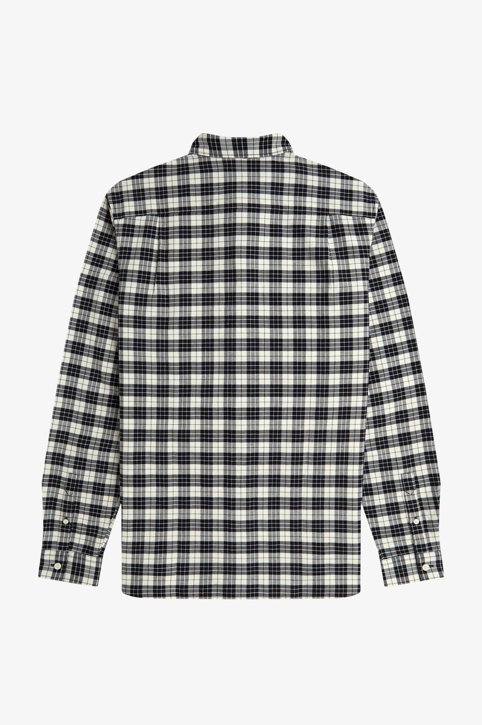 Tartan Oxford Shirt Fred Perry AW25 - Ecru