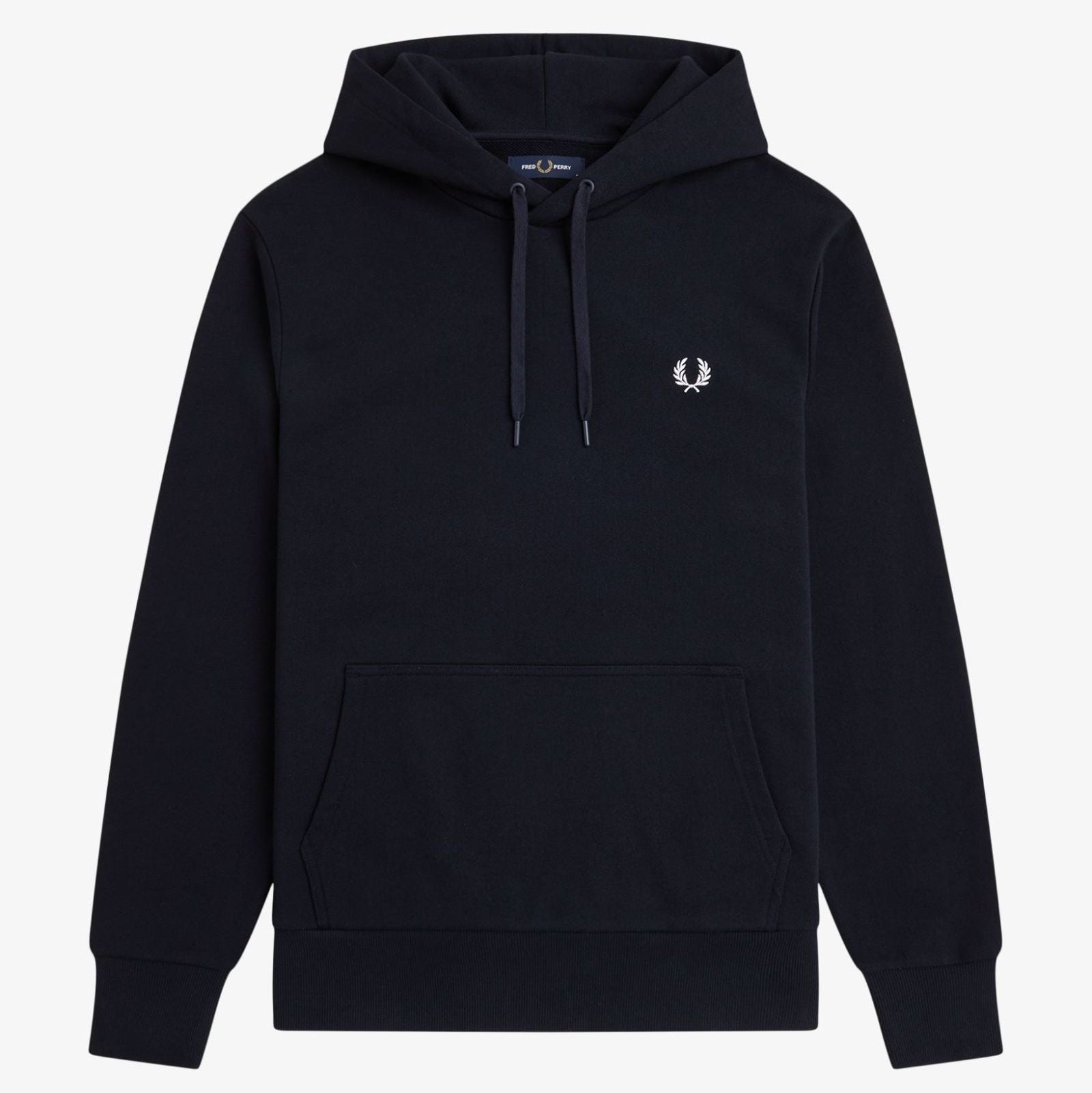 Monogram Hooded Sweatshirt Fred Perry AW25 - Navy / Ice