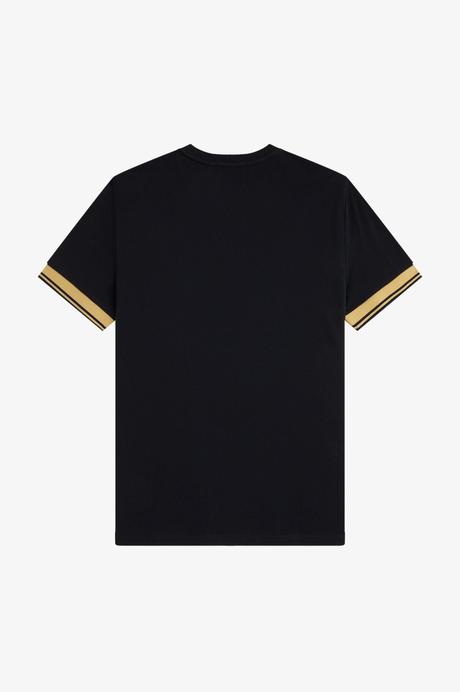 Fred Perry Twin Tipped Cuff T-Shirt - Black / Champagne