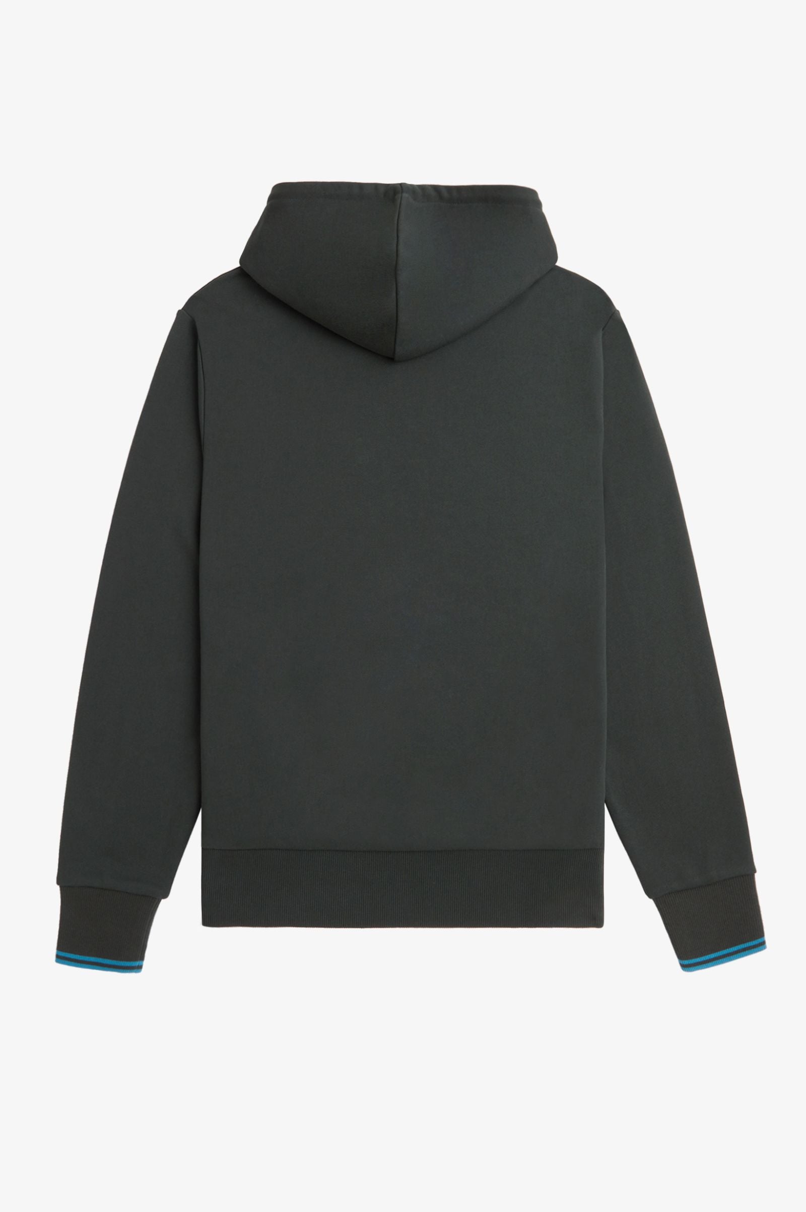 FP Tipped Hooded Sweatshirt Fred Perry - Night Green / Runaway Bay Ocean