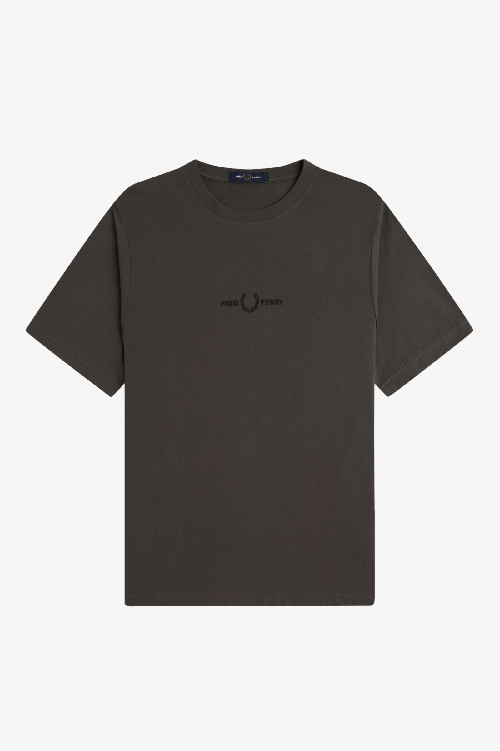 Fred Perry Embroidered T-Shirt - Field Green
