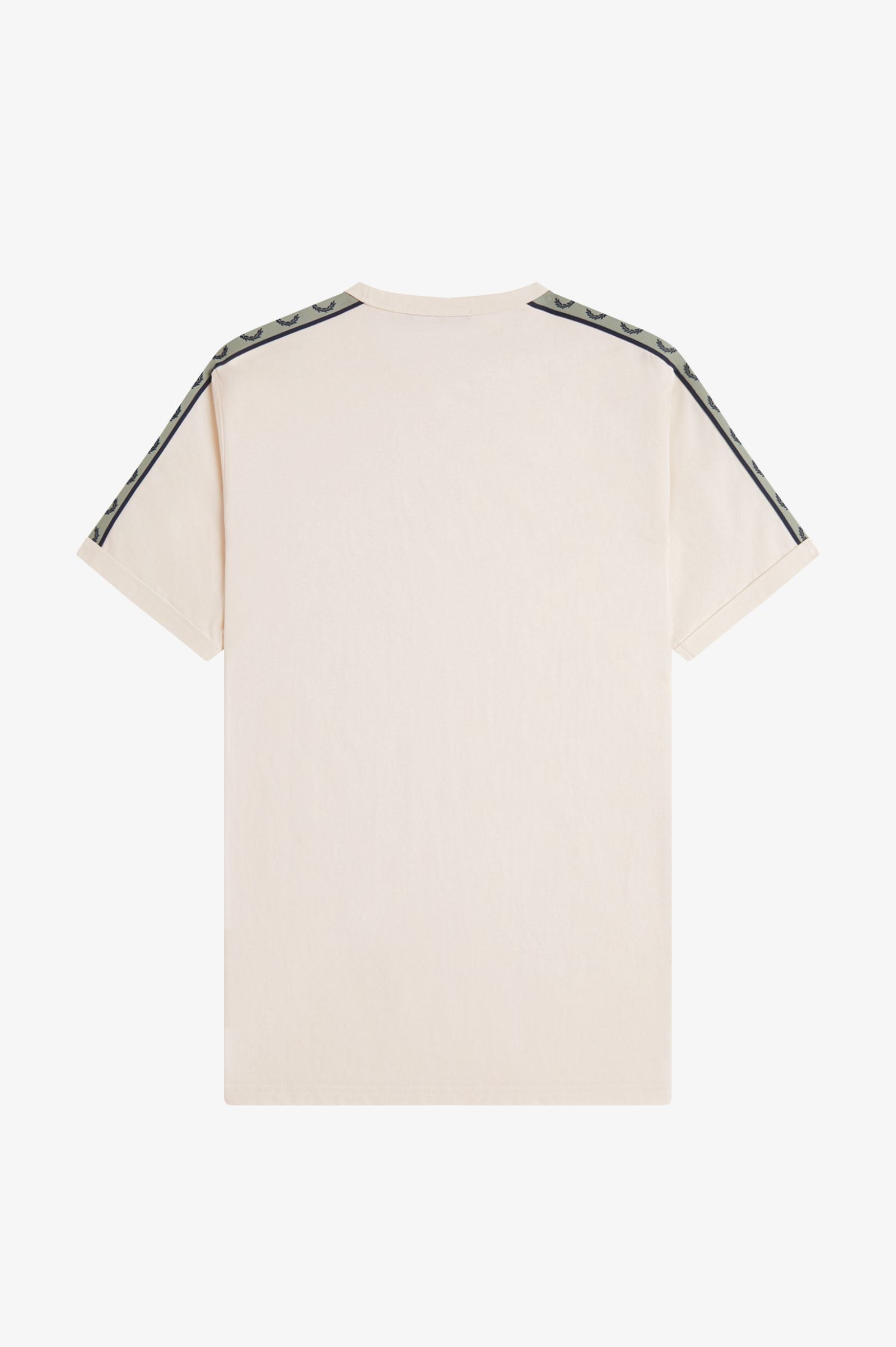 Fred Perry Contrast Tape Ringer T-Shirt - Ecru / Navy