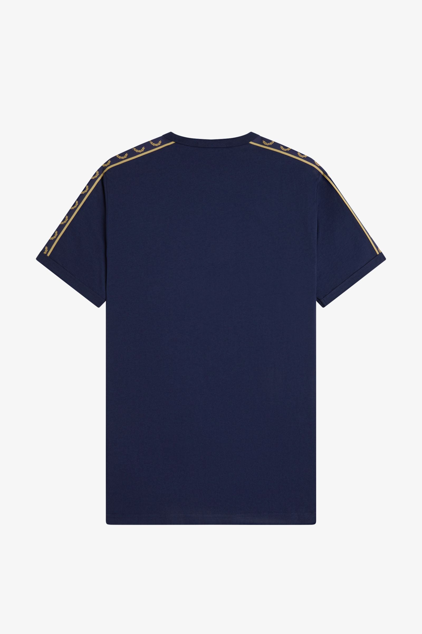 Fred Perry Contrast Tape Ringer T-Shirt - Tennis Blue / Champagne