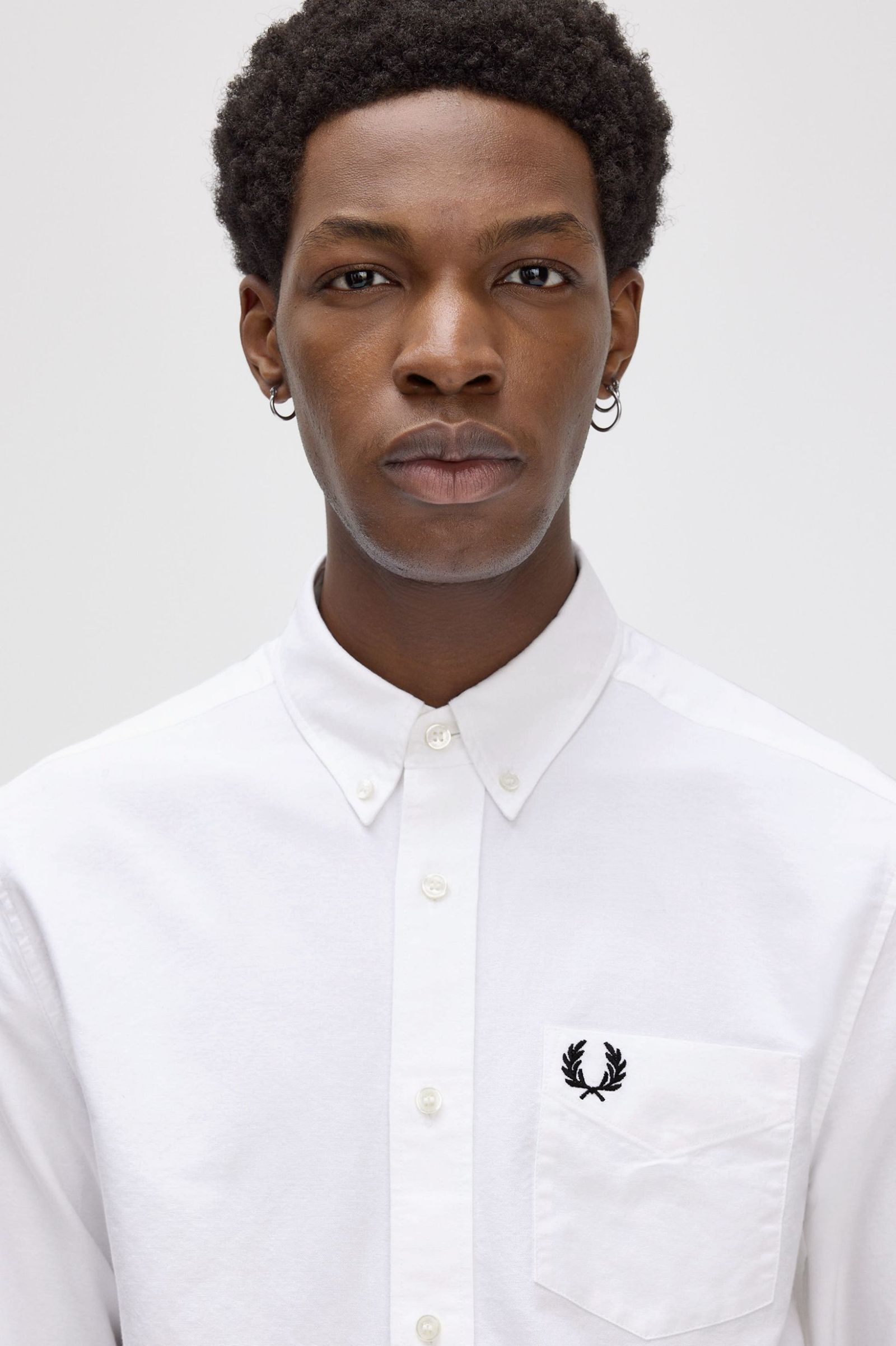 FP Oxford Shirt Fred Perry - White