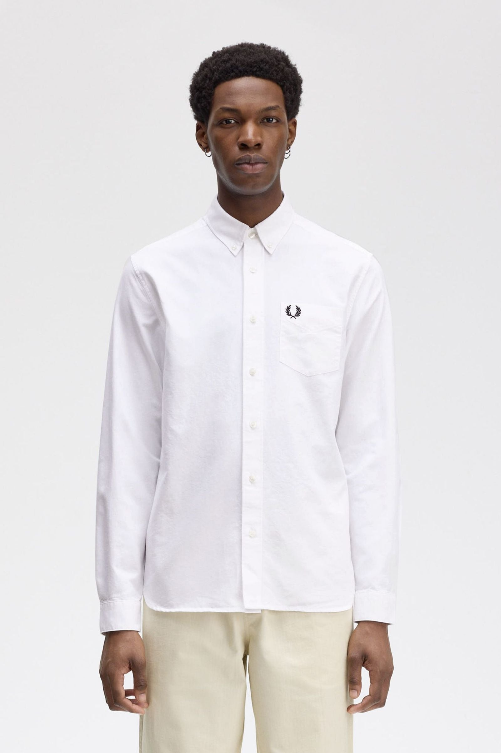 FP Oxford Shirt Fred Perry - White