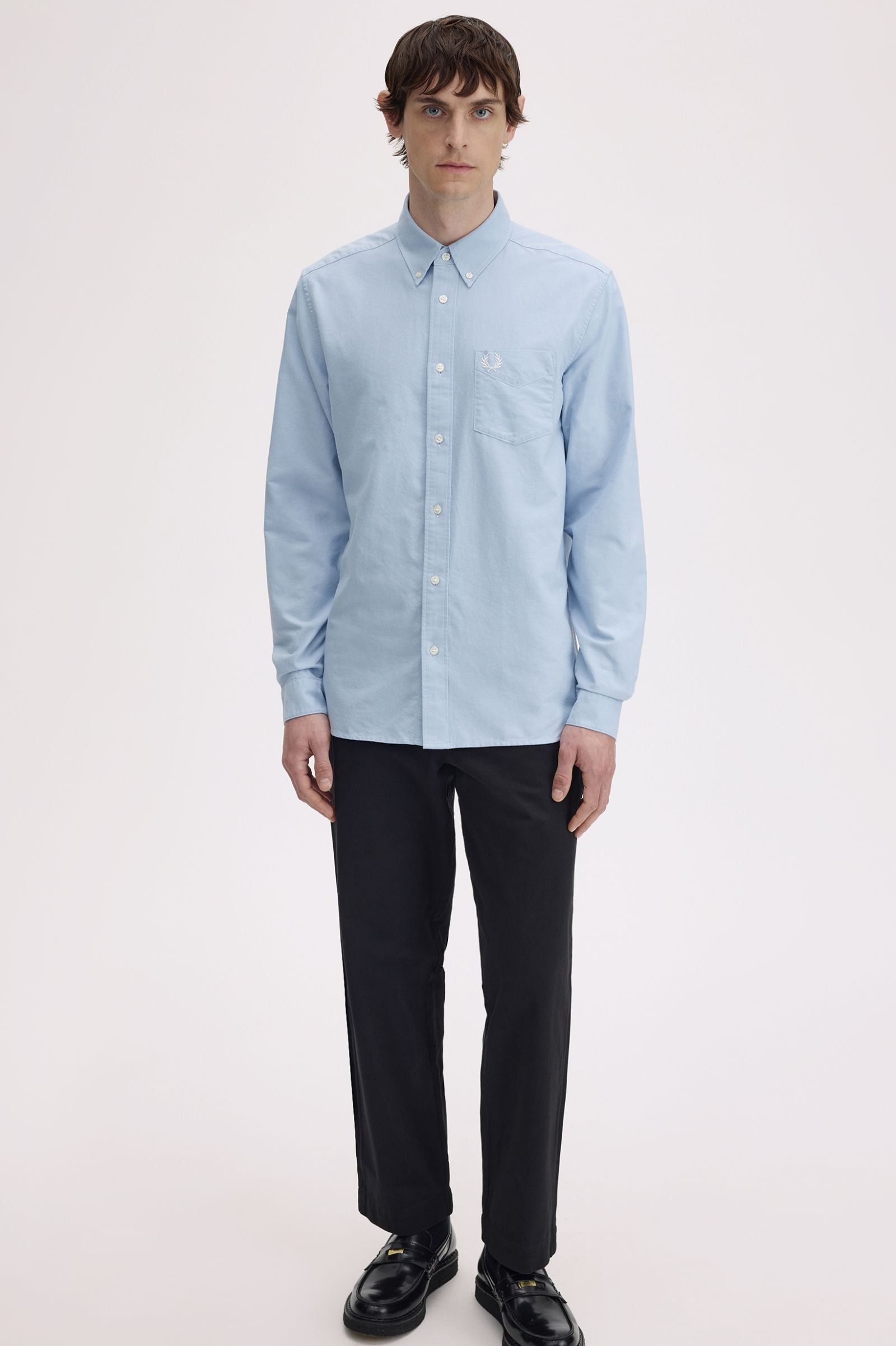 Oxford Shirt Fred Perry AW25 - Light Smoke
