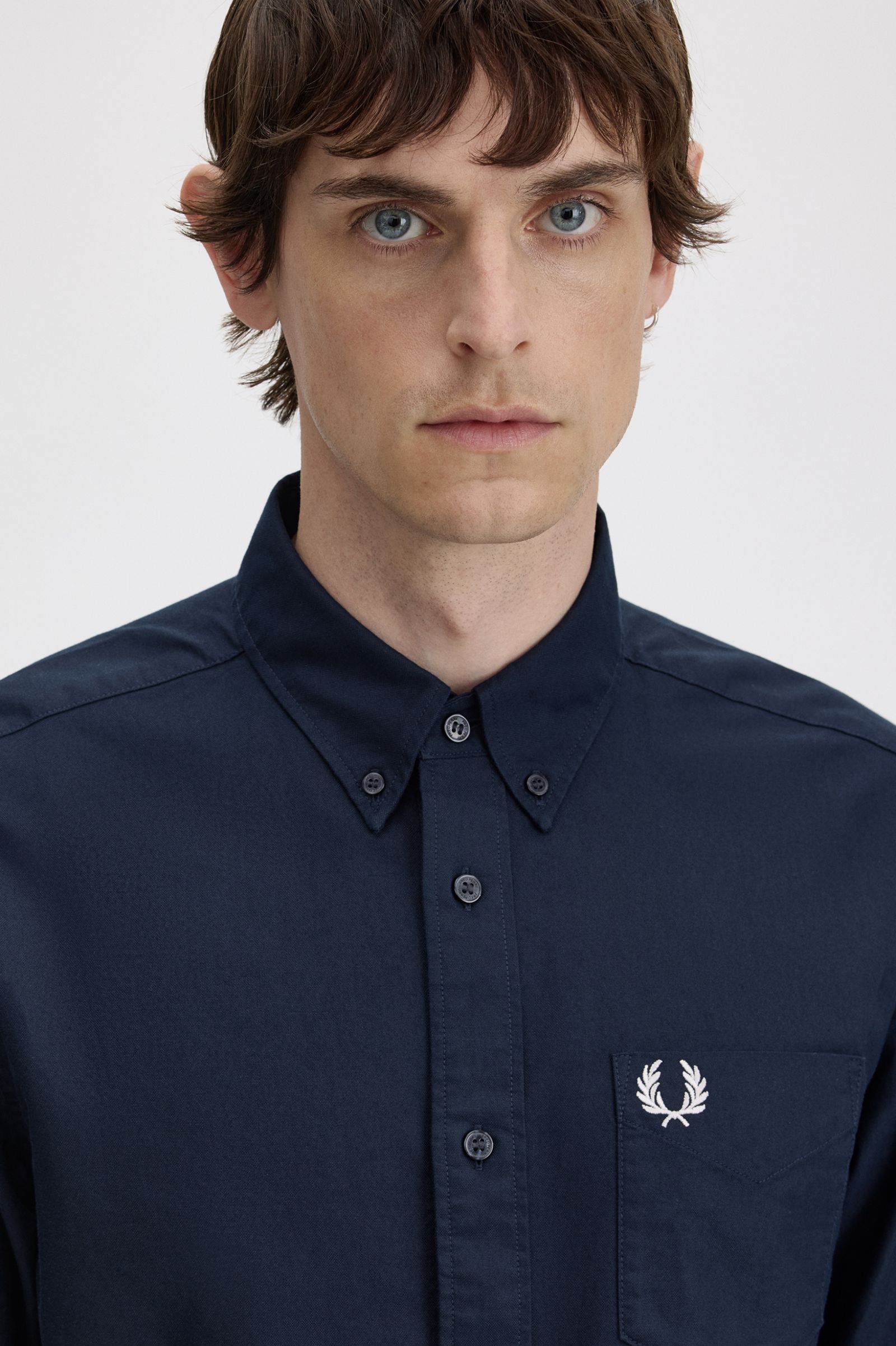 Oxford Shirt Fred Perry AW25 - Navy