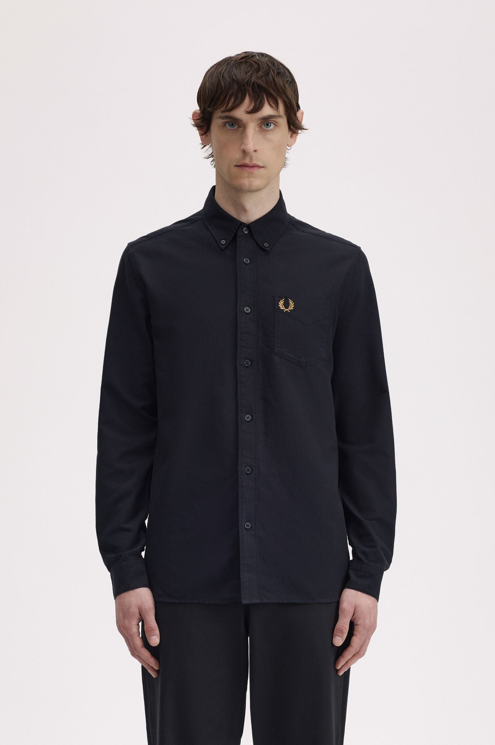 Oxford Shirt Fred Perry AW25 - Black