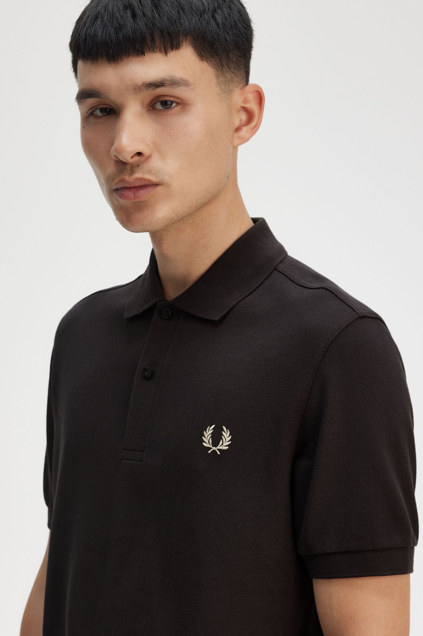 The Fred Perry Polo Shirt Fred Perry - Anchor Grey / Oatmeal