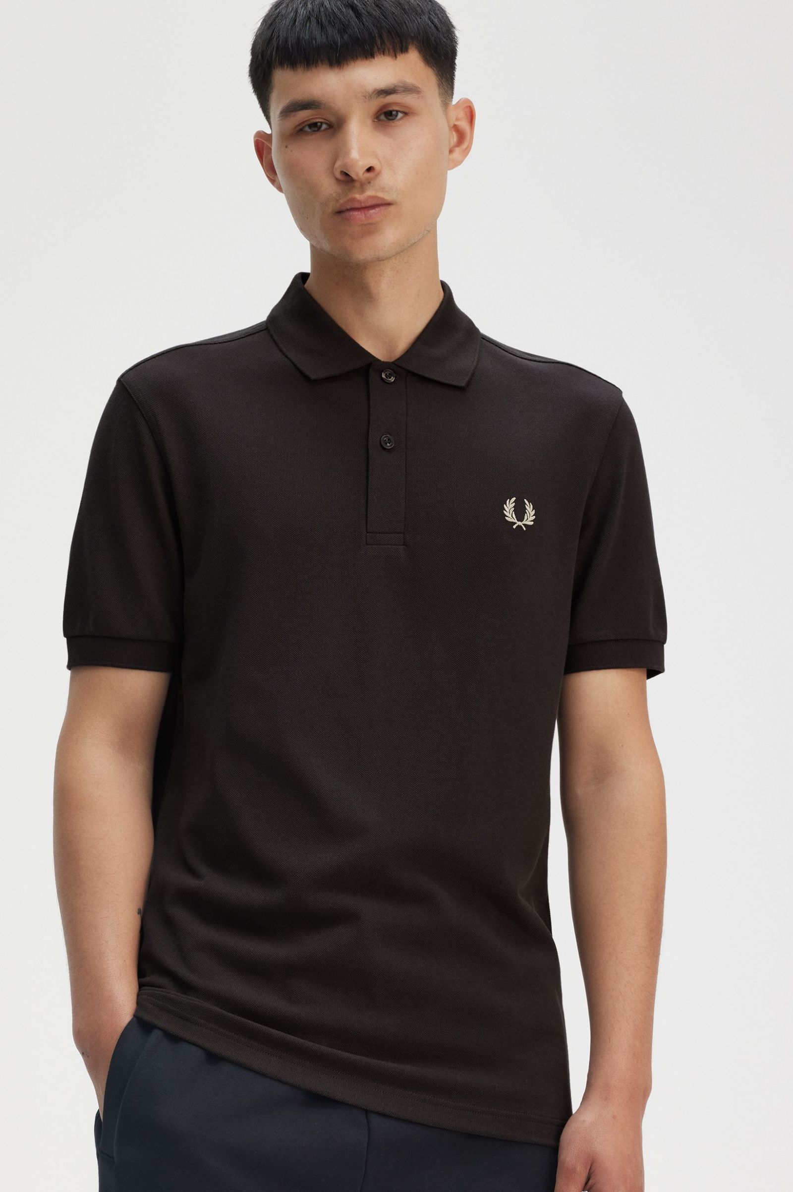 The Fred Perry Polo Shirt Fred Perry - Anchor Grey / Oatmeal