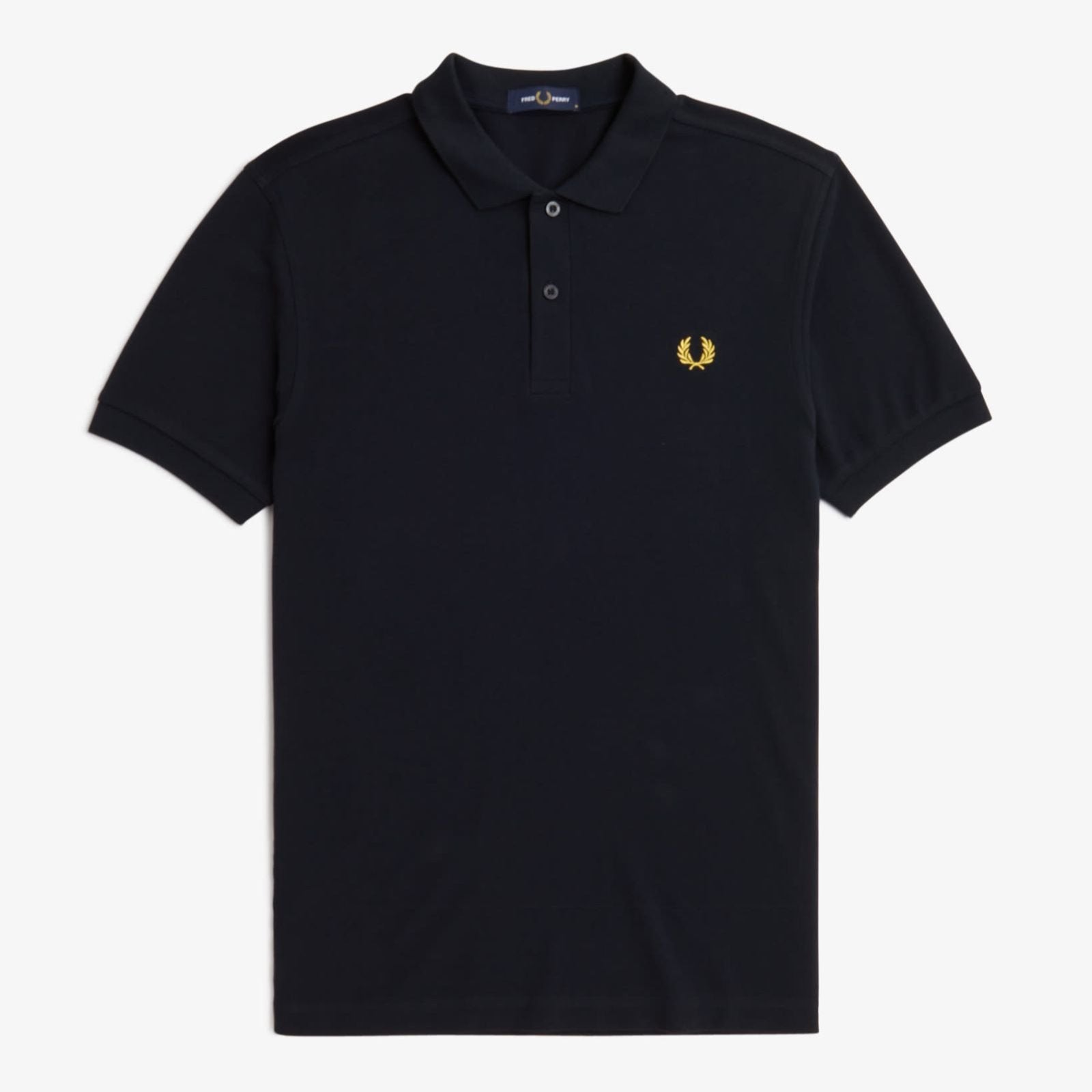 FP Plain Fred Perry Polo Shirt - Navy / Honey