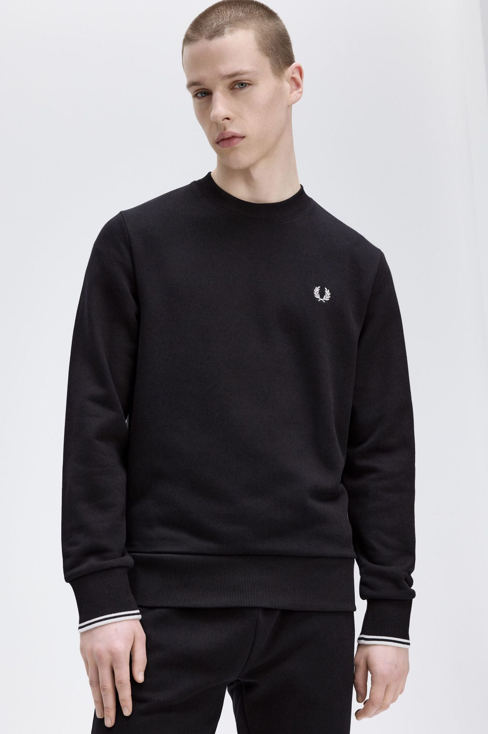 FP Crew Neck SweatShirt Fred Perry - Black