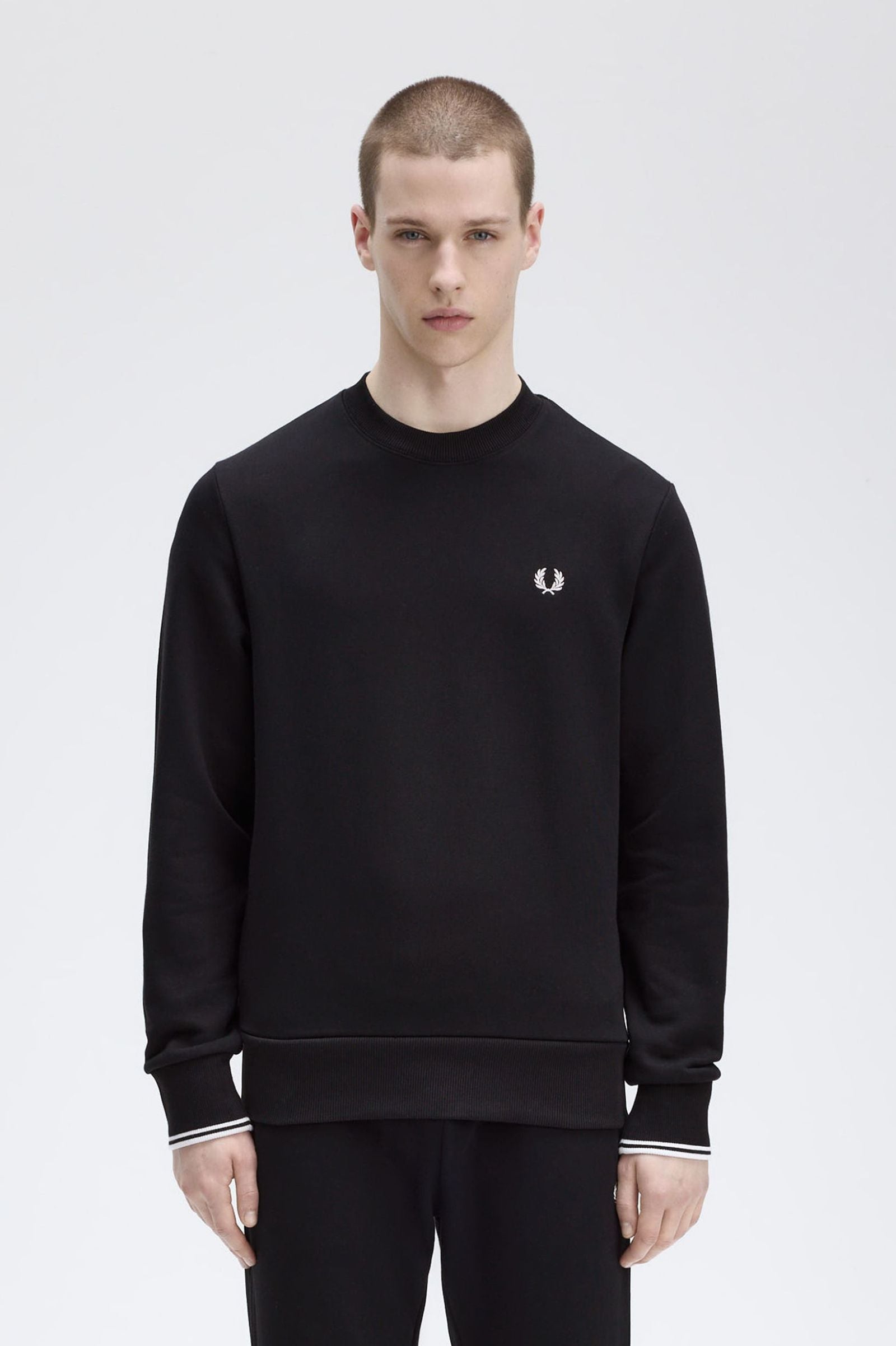 FP Crew Neck SweatShirt Fred Perry - Black