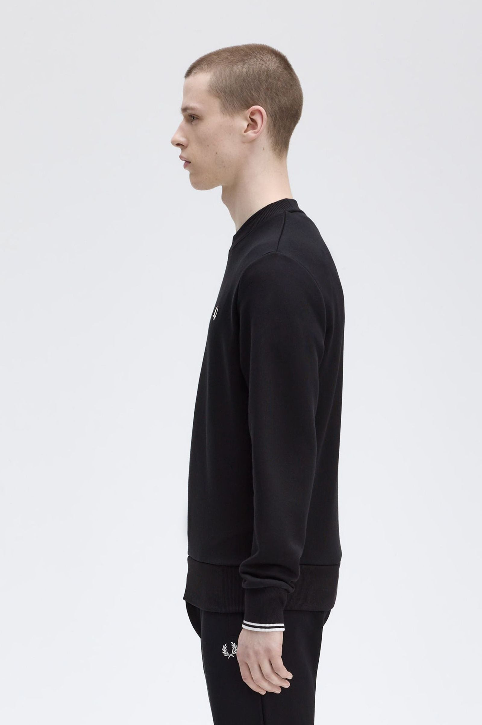 FP Crew Neck SweatShirt Fred Perry - Black