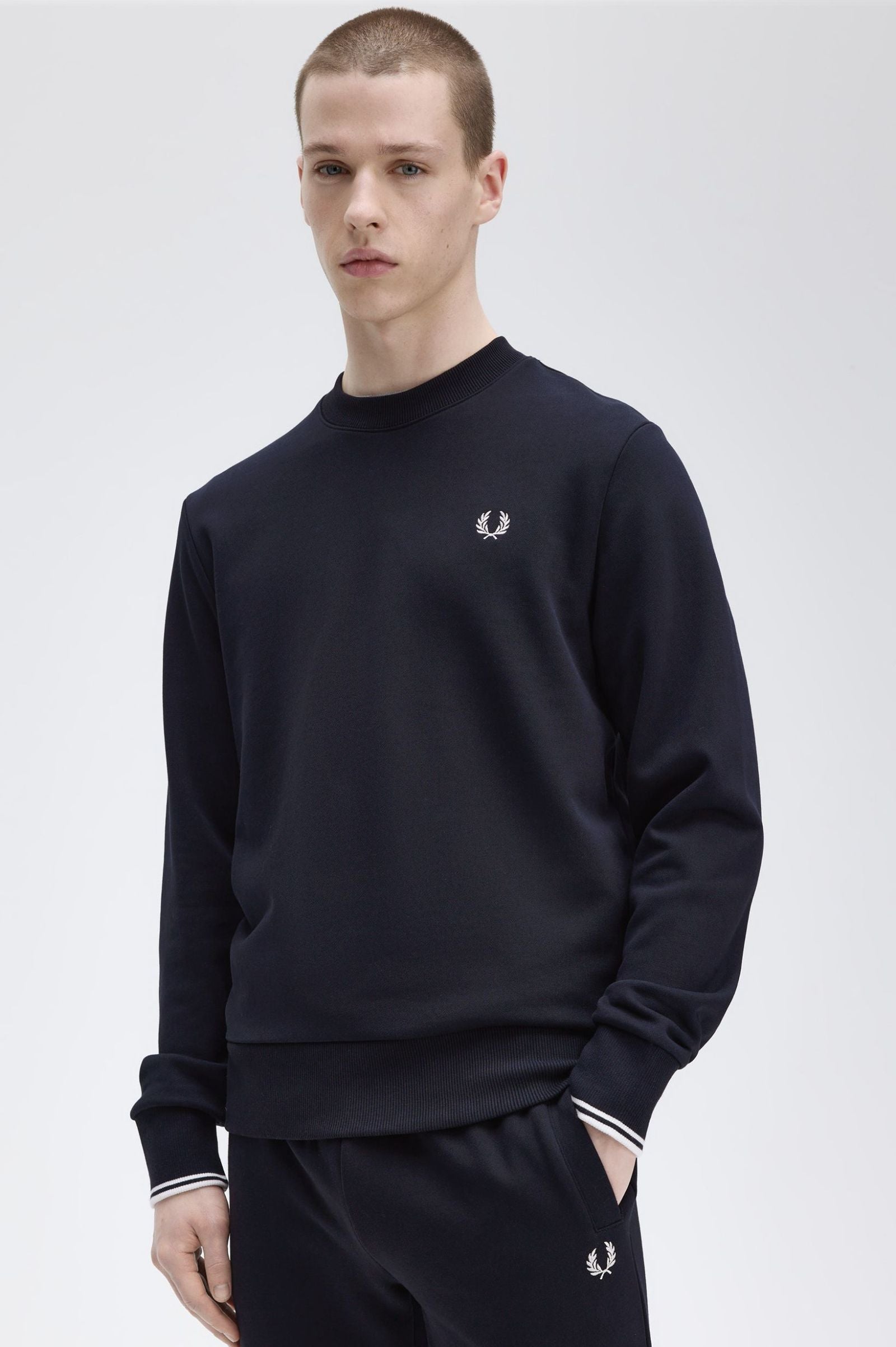 FP Crew Neck SweatShirt Fred Perry - Navy