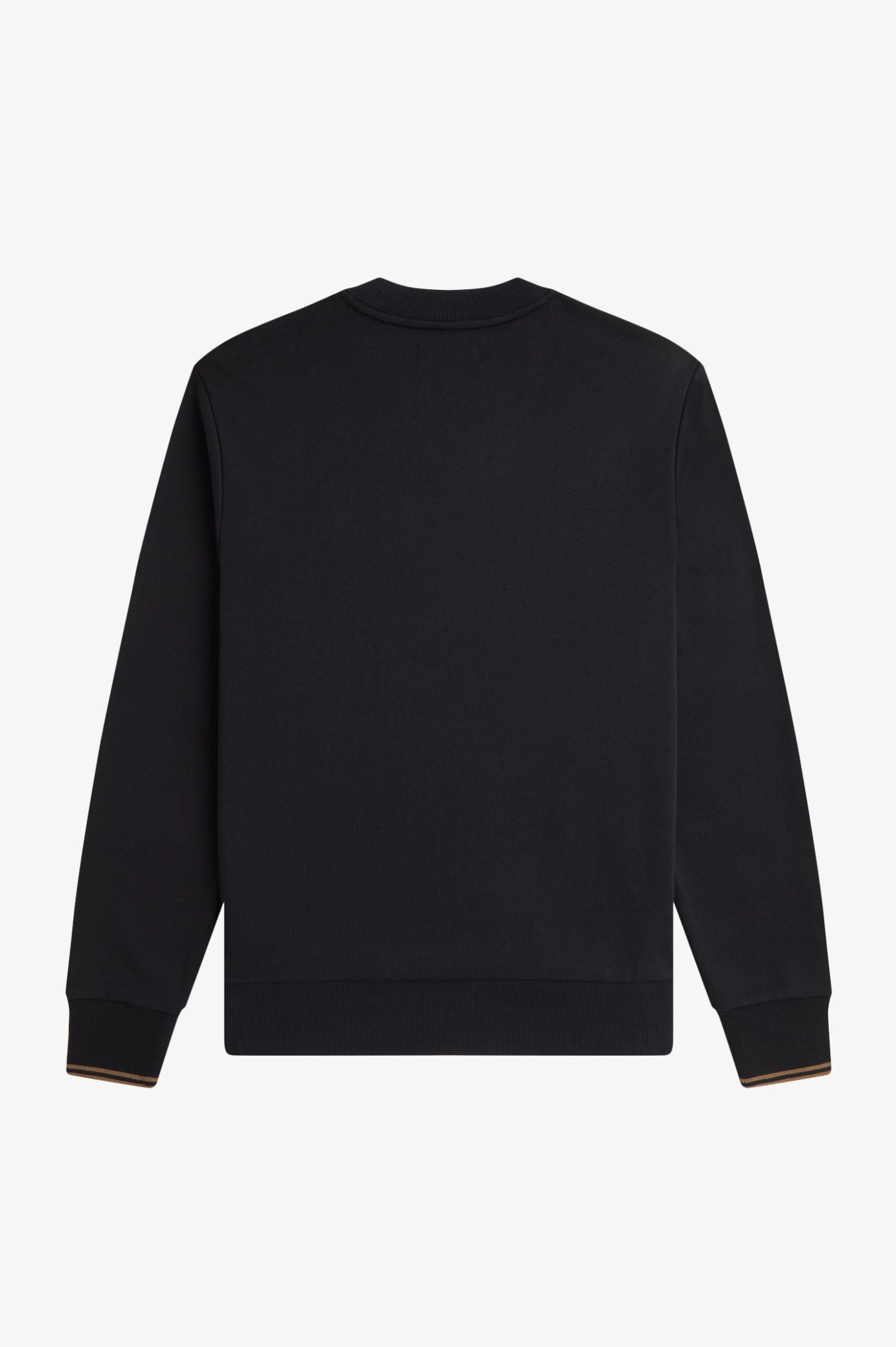 Crew Neck Sweatshirt Fred Perry AW25 - Black / Shaded Stone